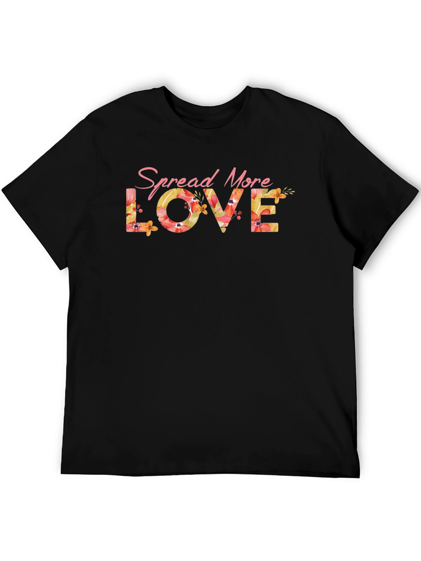 Spread More Love Floral Graphic Tee