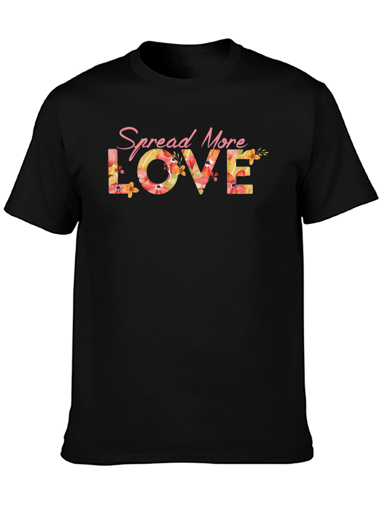 Spread More Love Floral Graphic Tee
