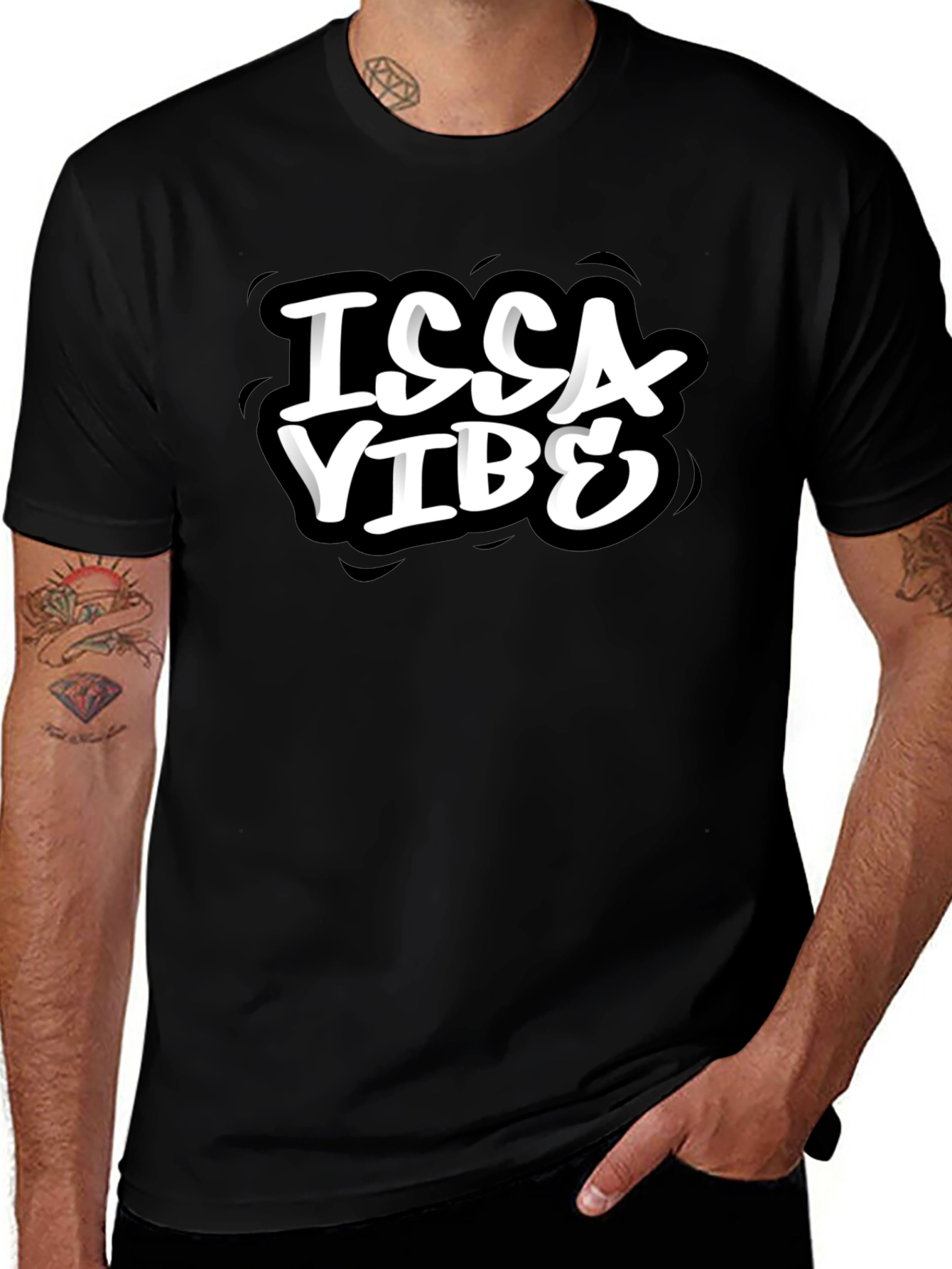 ISSA VIBE Graphic Tee - Trendy Comfort