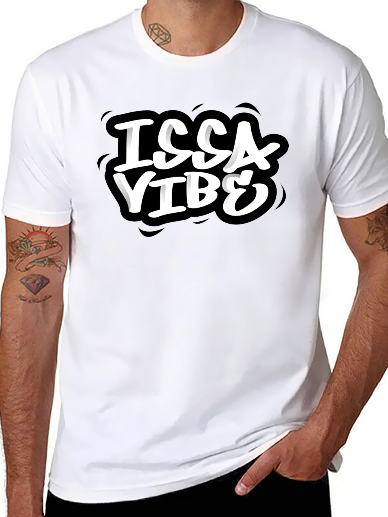 ISSA VIBE Graphic Tee - Trendy Comfort