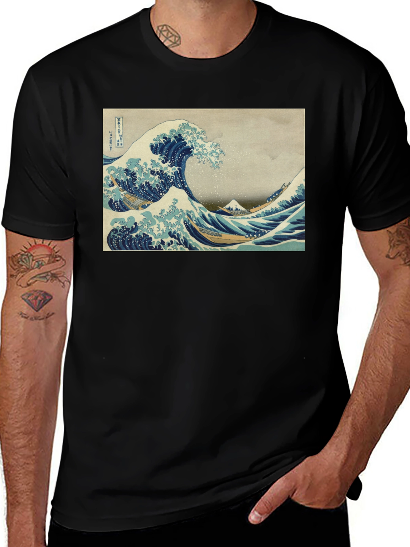 Great Wave Off Kanagawa Graphic T-Shirt