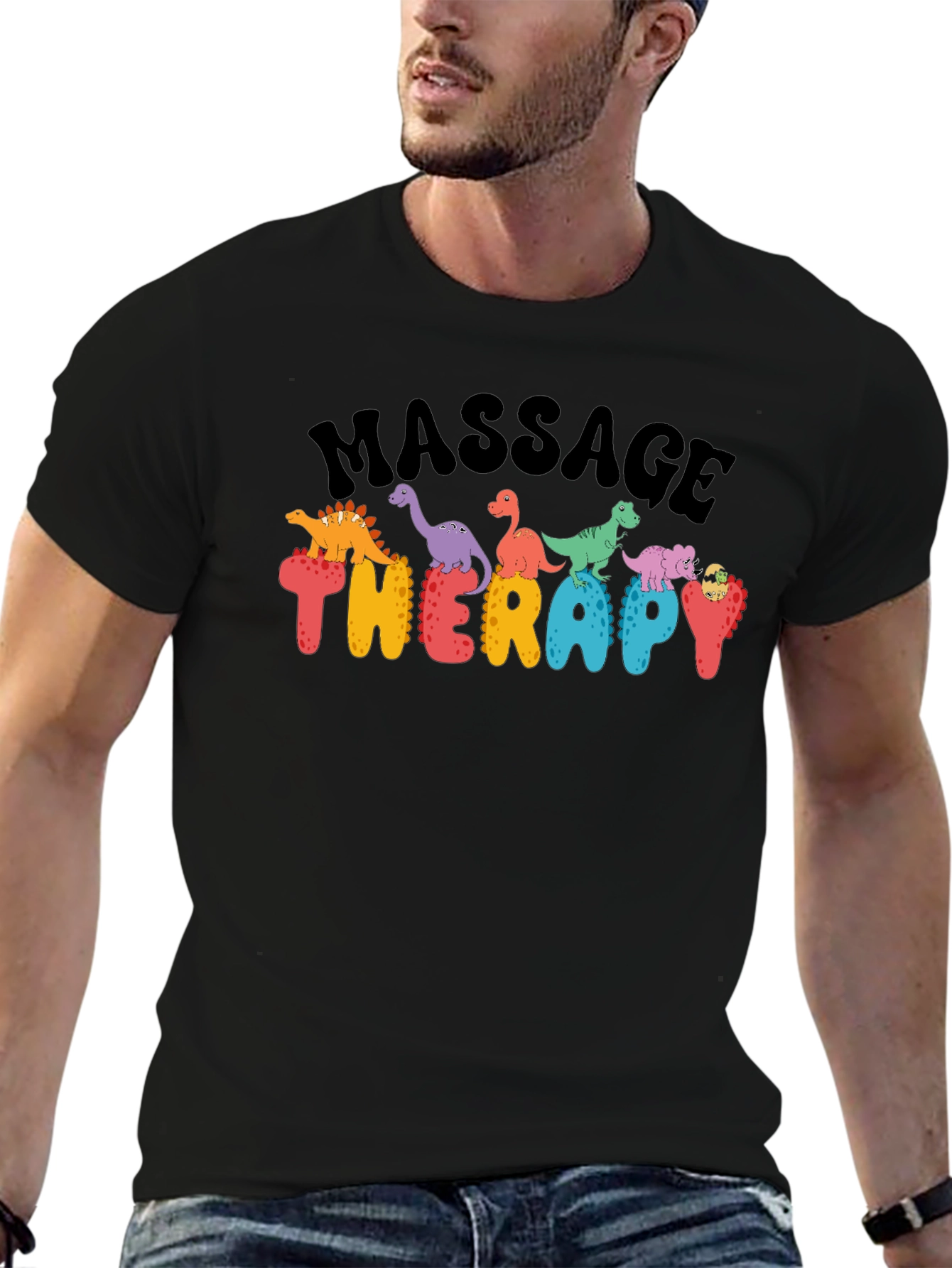 Massage Therapy Dinosaur T-Shirt