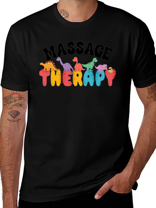 Massage Therapy Dinosaur T-Shirt