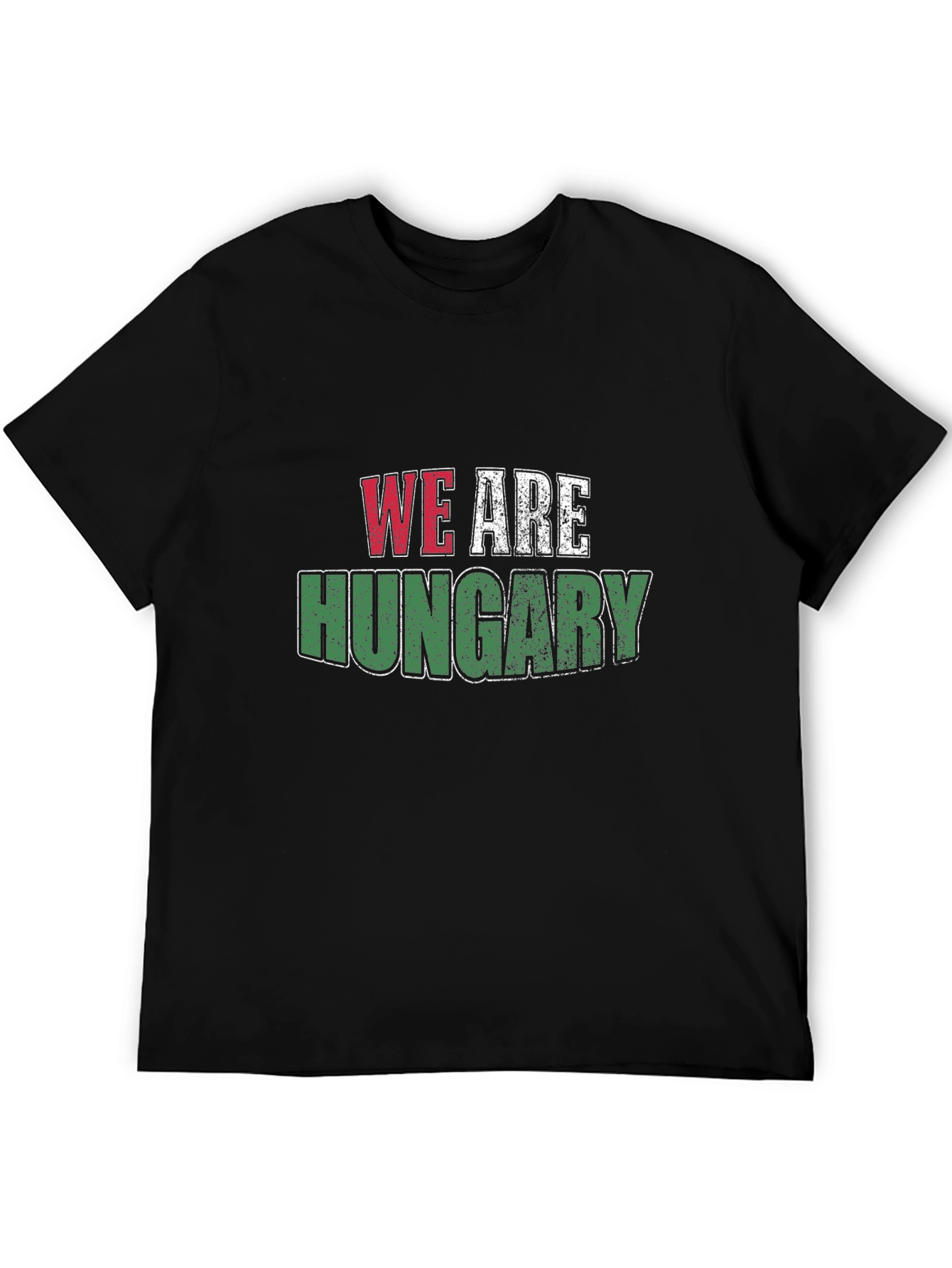 We Are Hungary T-Shirt - Black Cotton Tee