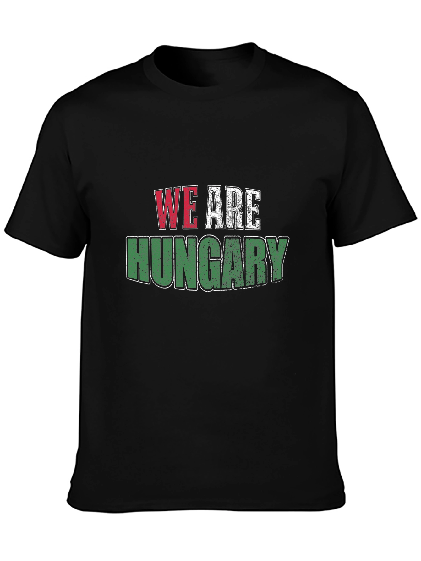 We Are Hungary T-Shirt - Black Cotton Tee