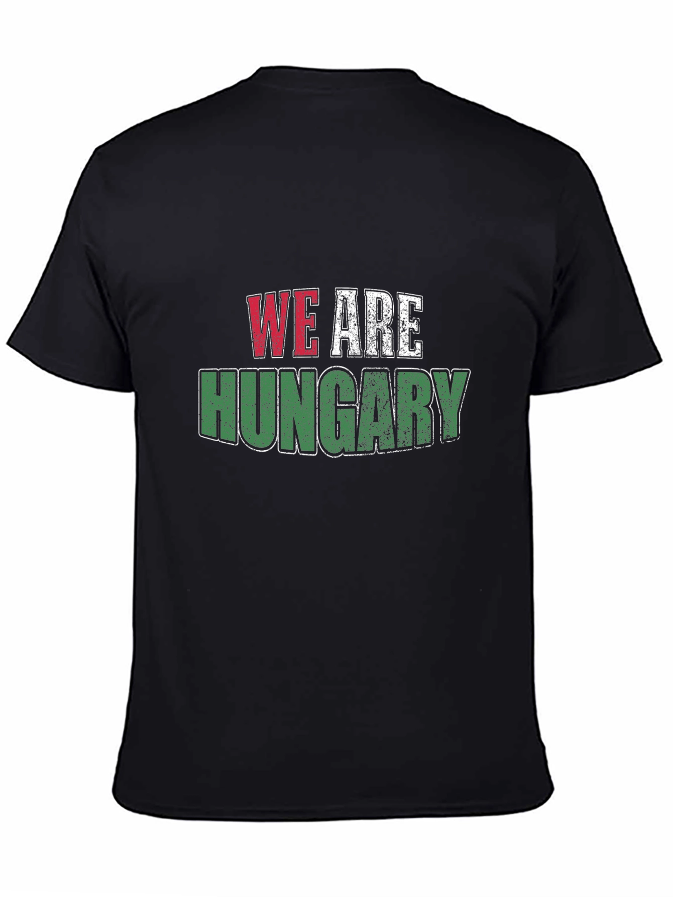 We Are Hungary T-Shirt - Black Cotton Tee