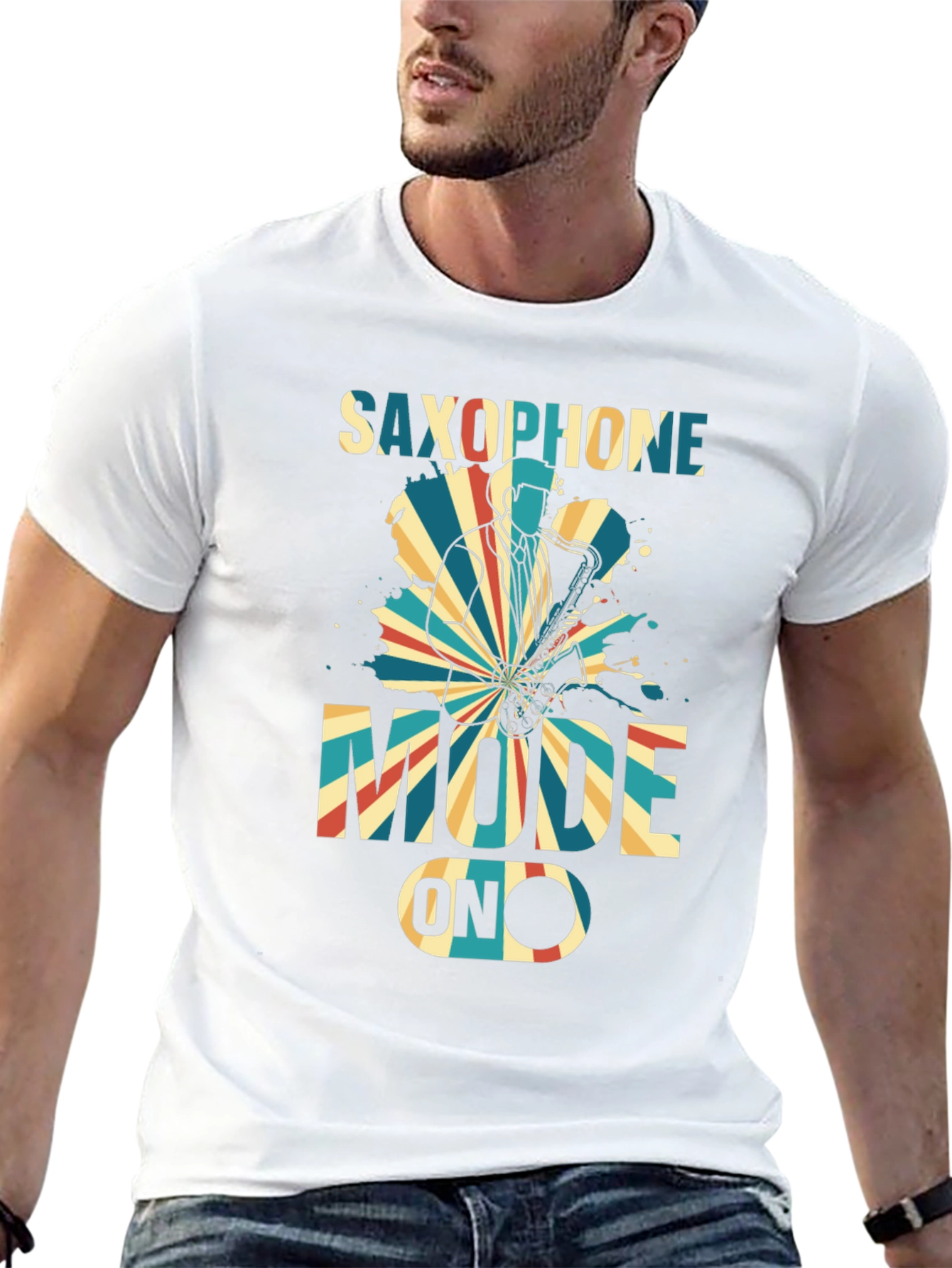 Saxophone Mode ON Graphic T-Shirt