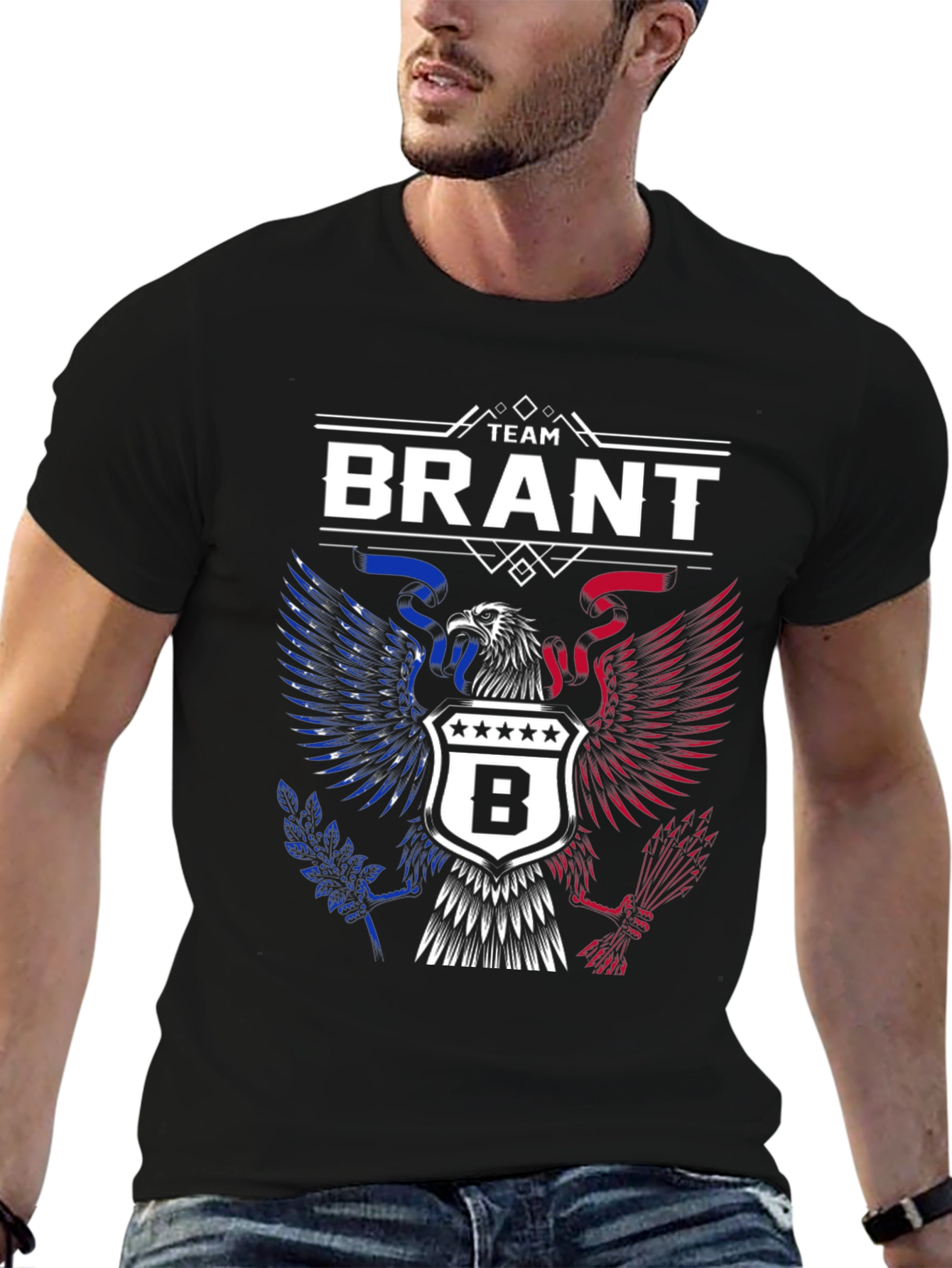 Team Brant Patriotic Eagle Graphic Tee