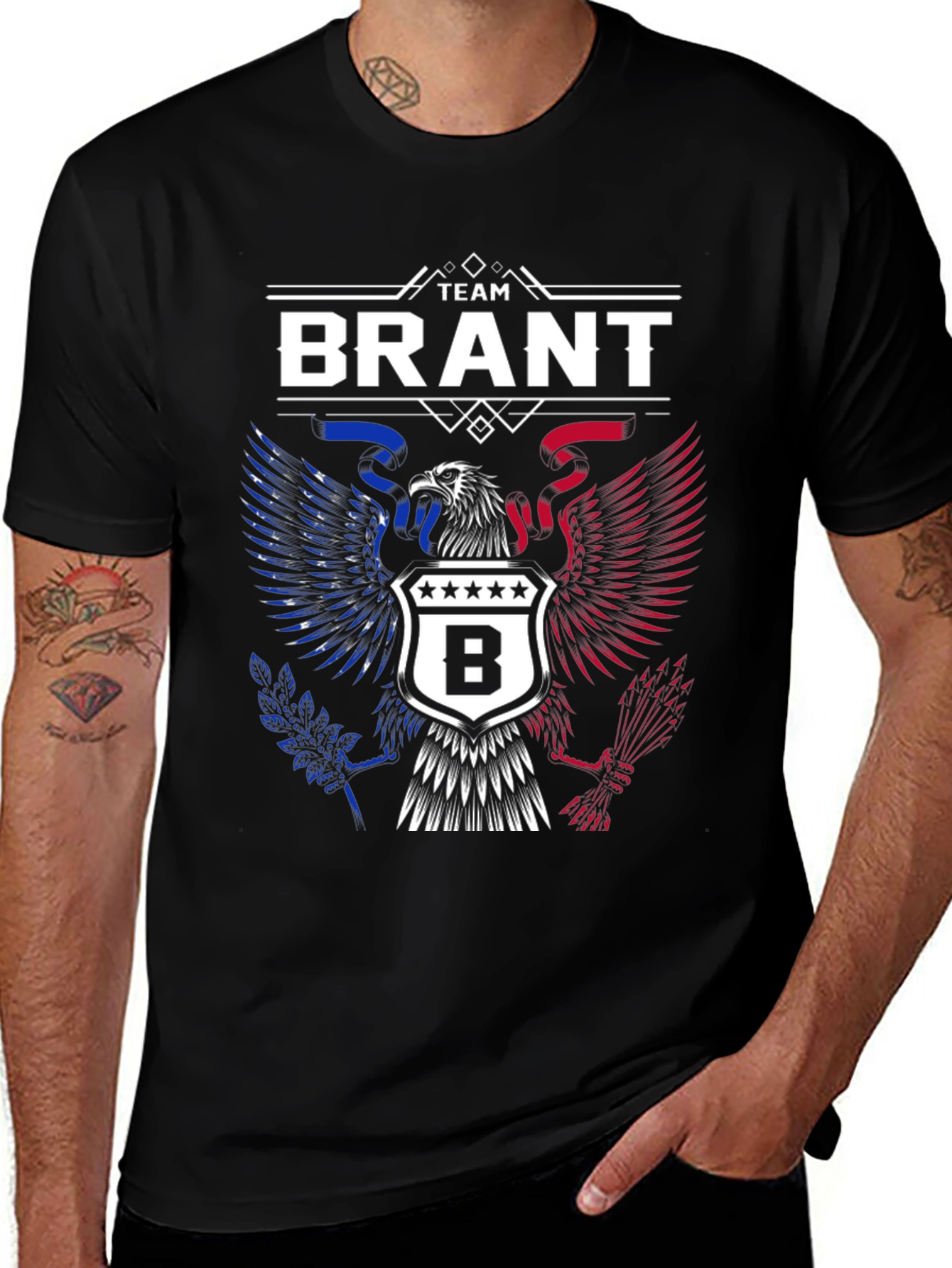 Team Brant Patriotic Eagle Graphic Tee