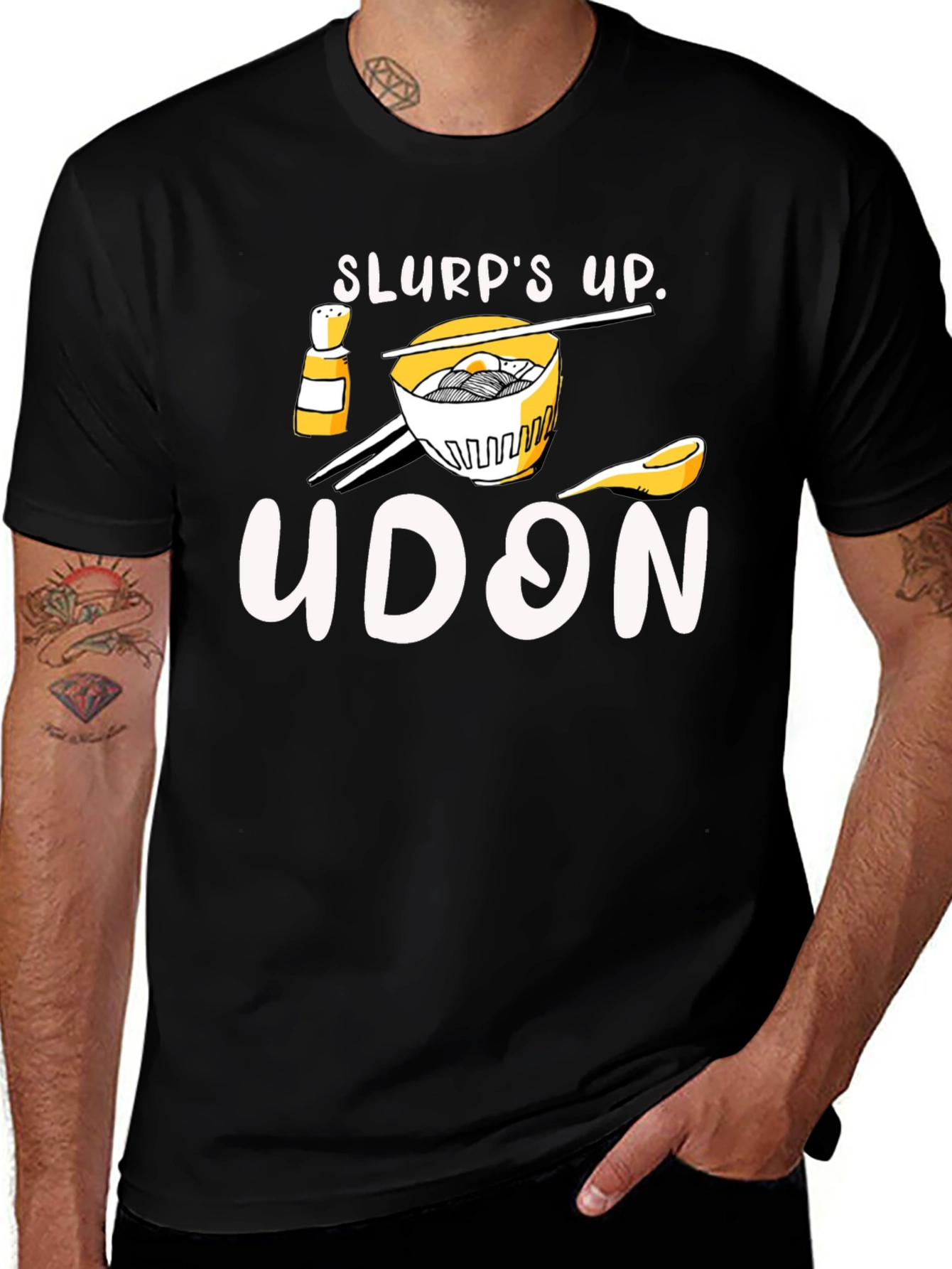 Slurps Up Udon Graphic T-Shirt