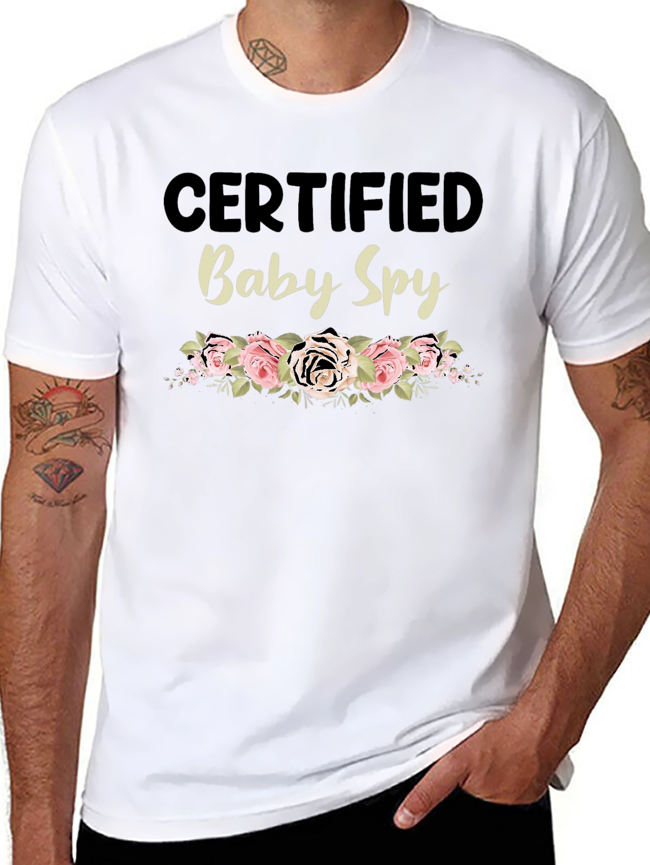 Certified Baby Spy Floral T-Shirt