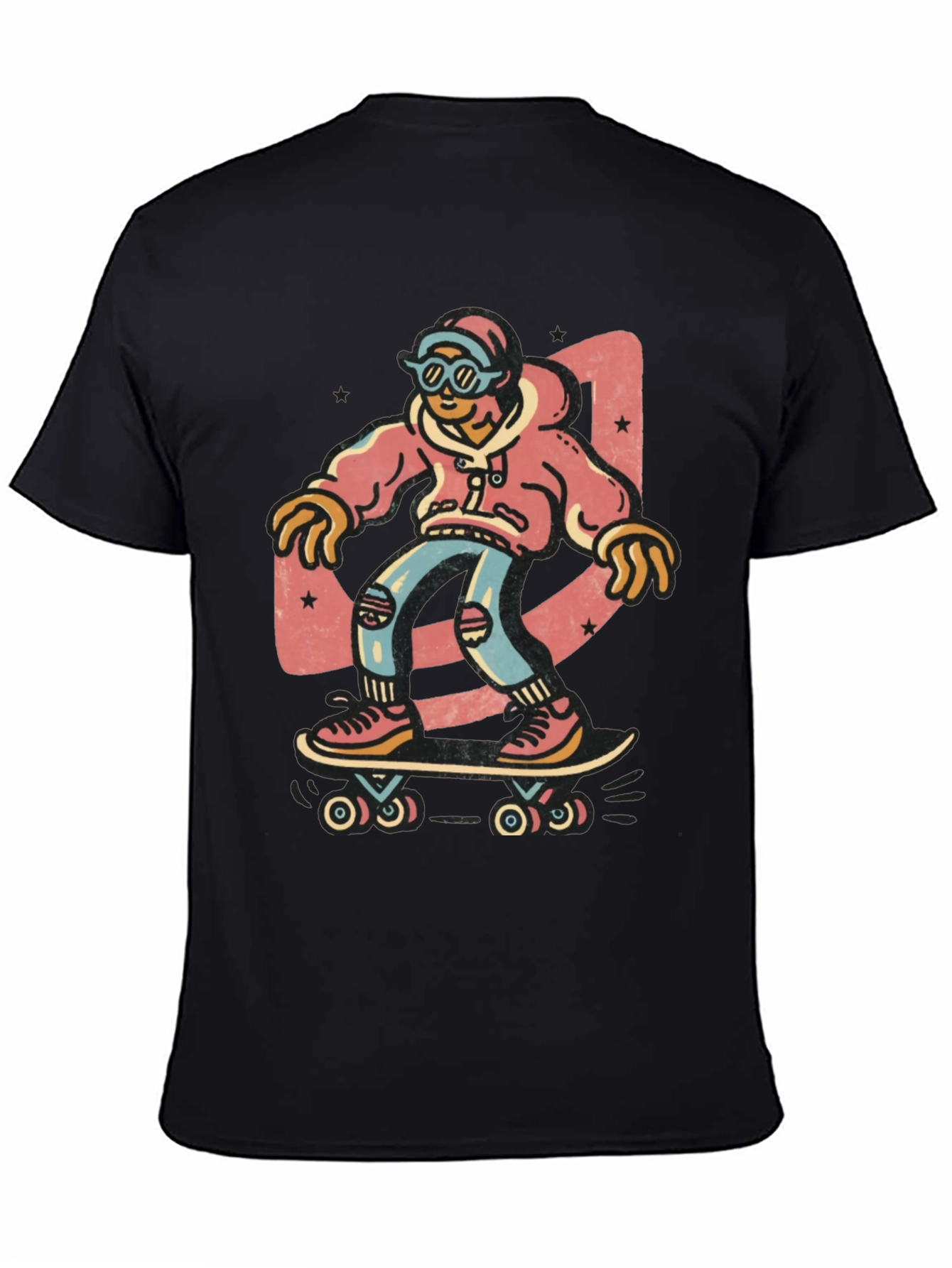Skater Graphic Tee - Cool & Casual