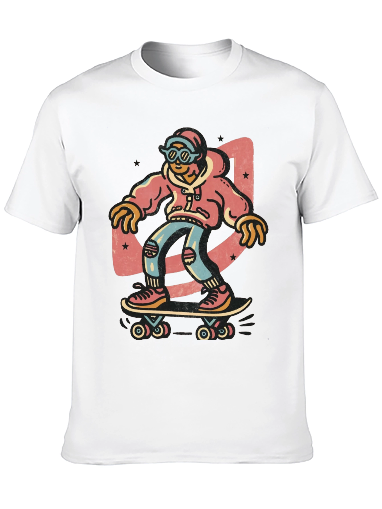 Skater Graphic Tee - Cool & Casual
