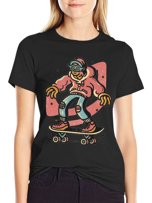 Skater Graphic Tee - Cool & Casual