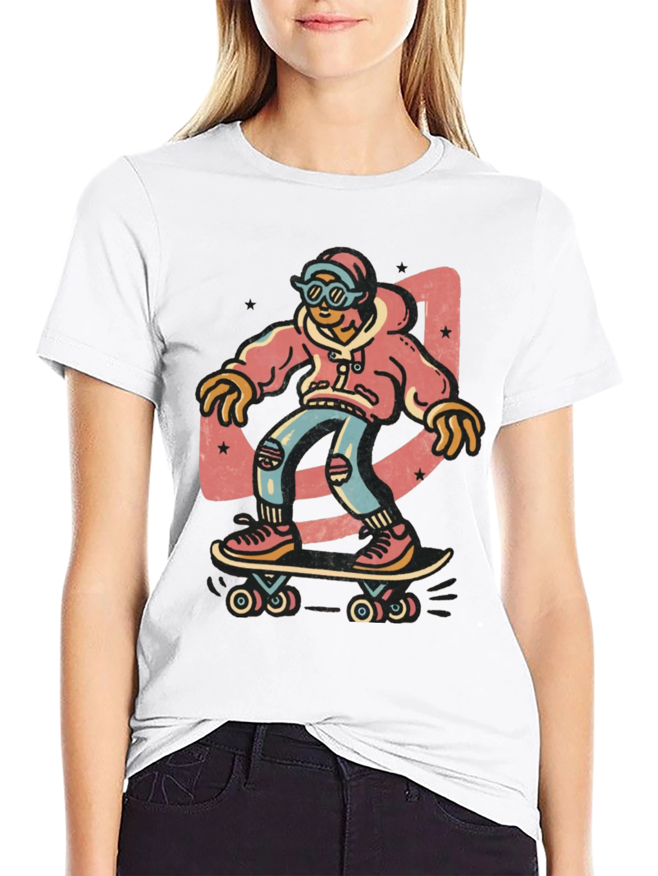 Skater Graphic Tee - Cool & Casual