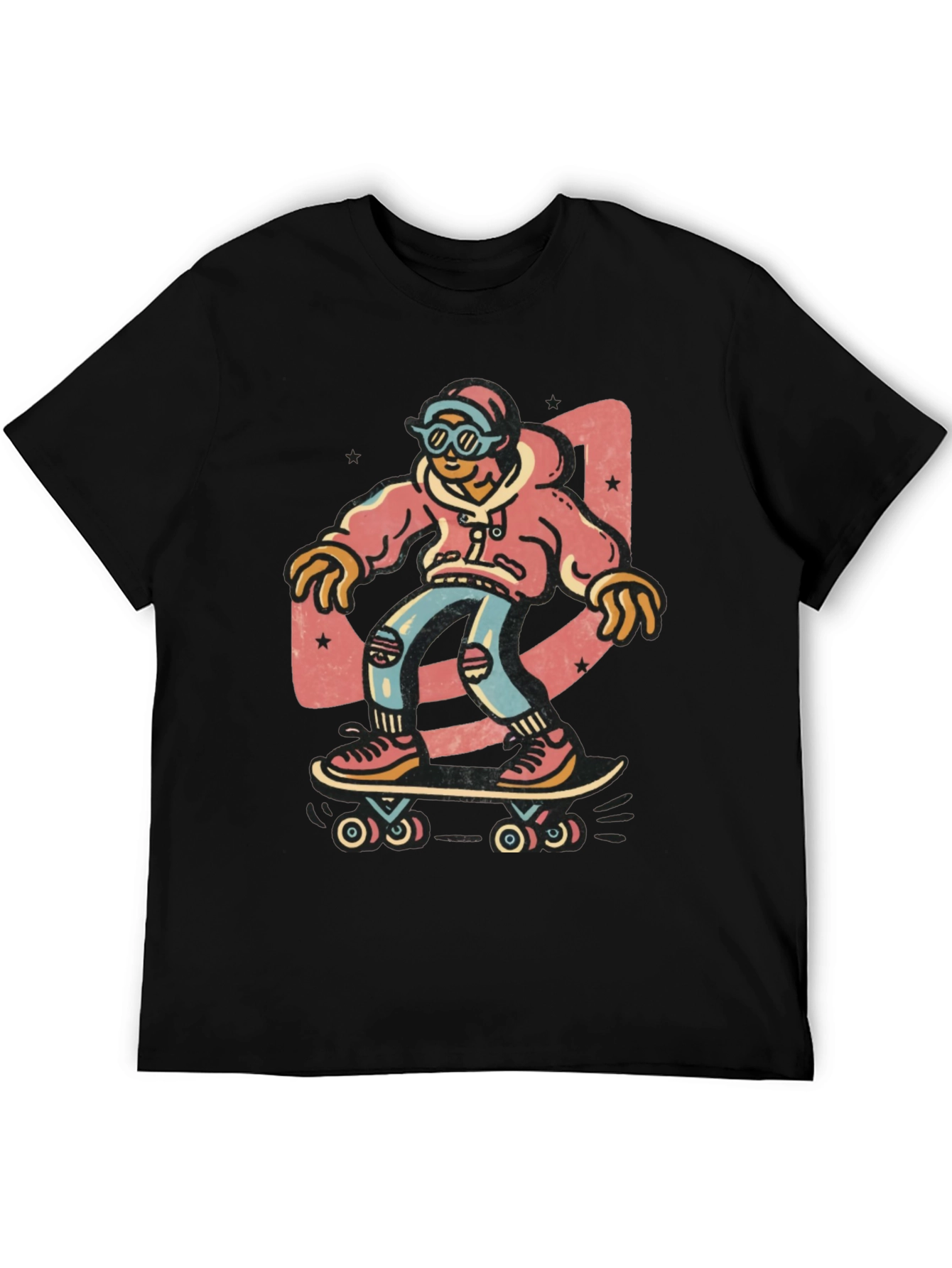 Skater Graphic Tee - Cool & Casual