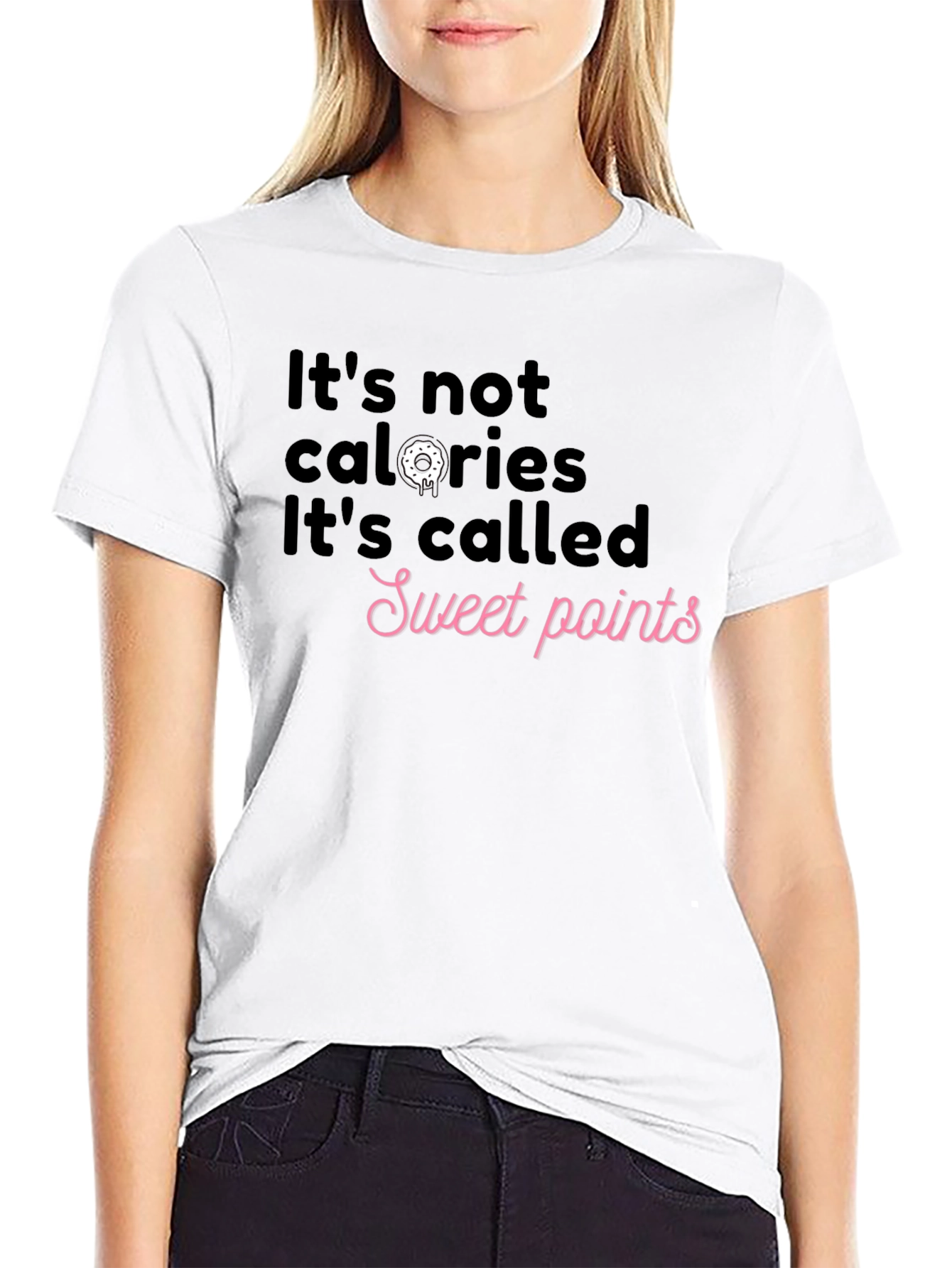 Sweet Points Graphic Tee - Funny Donut Shirt