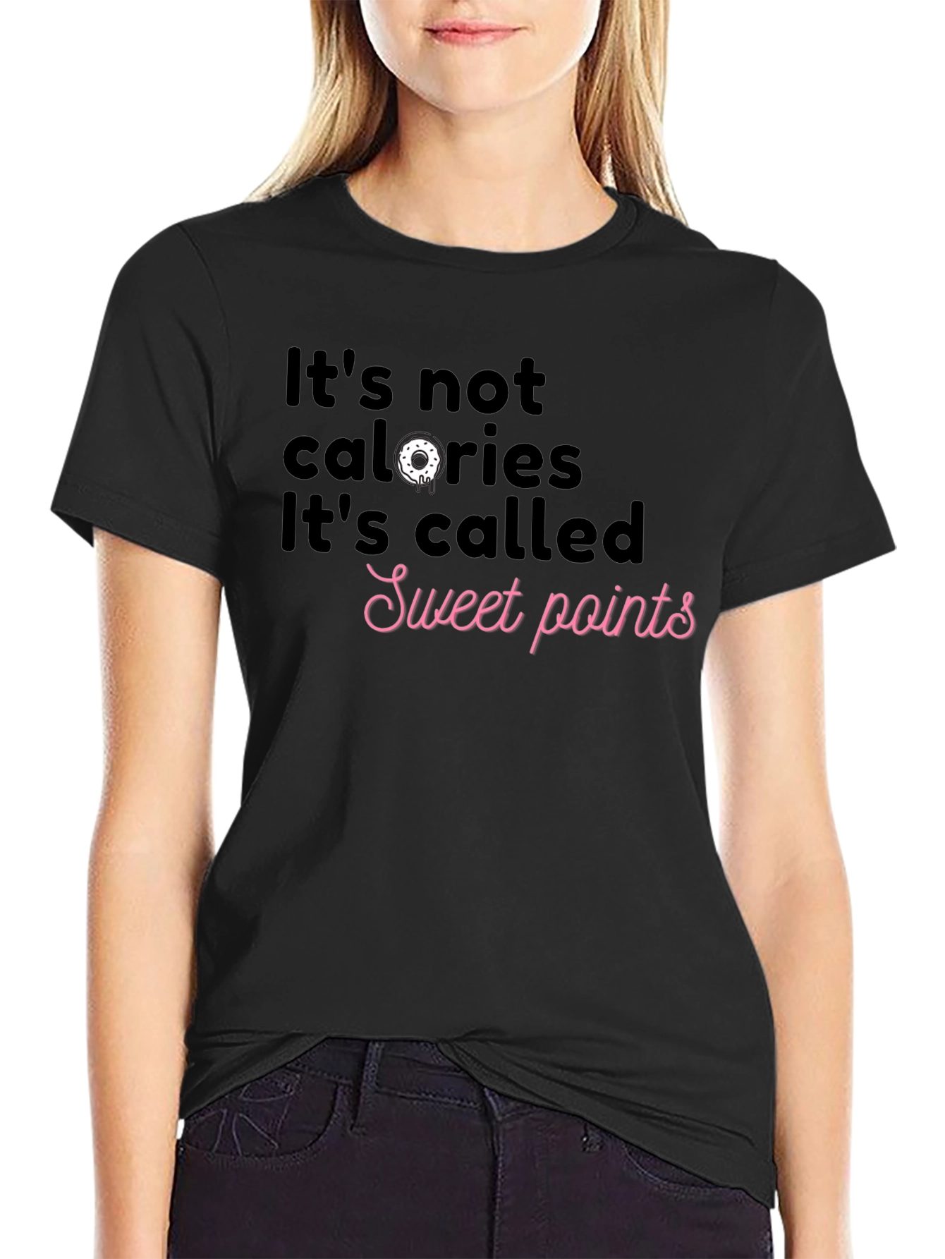 Sweet Points Graphic Tee - Funny Donut Shirt