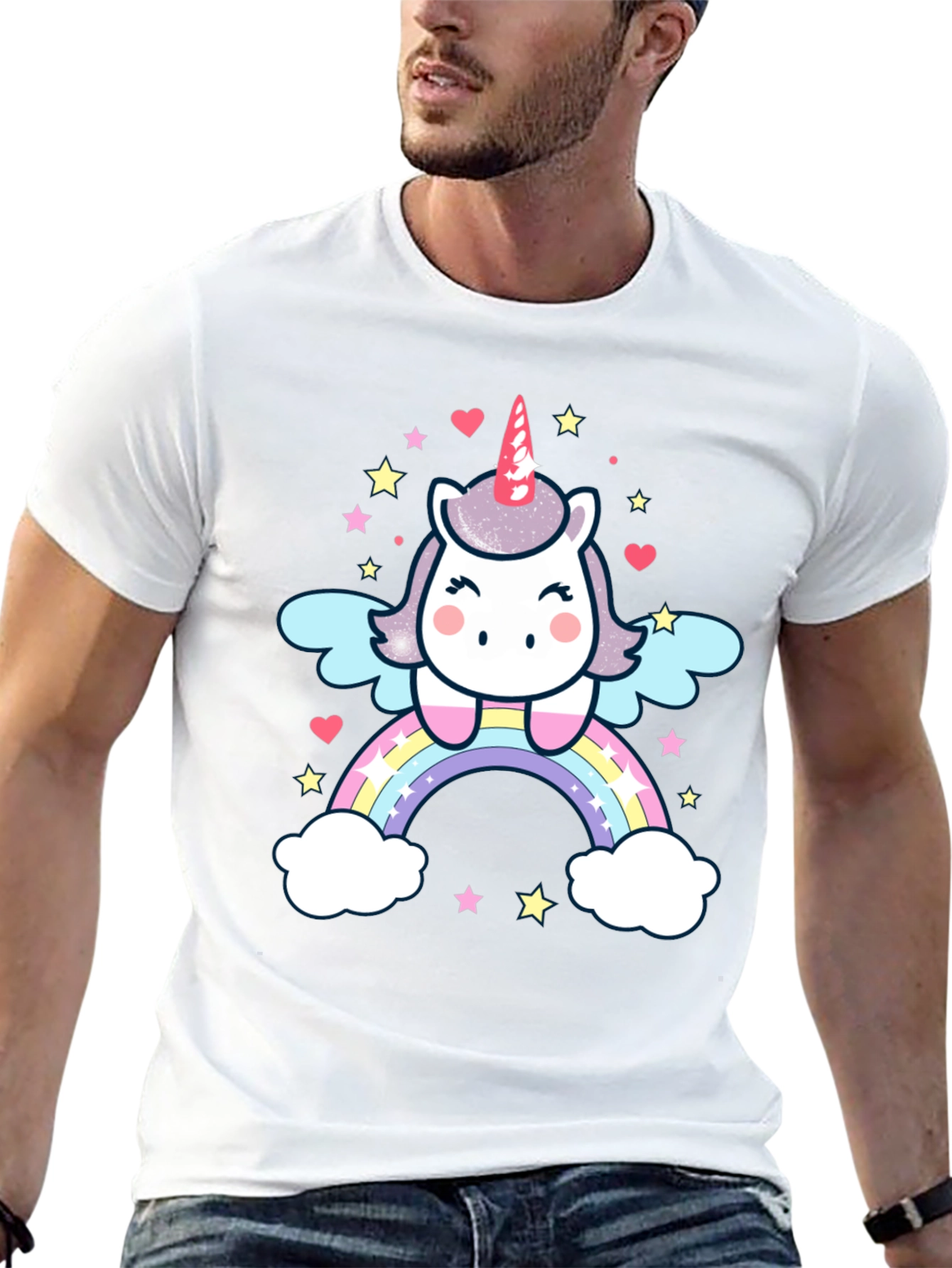 Unicorn Rainbow Graphic Tee