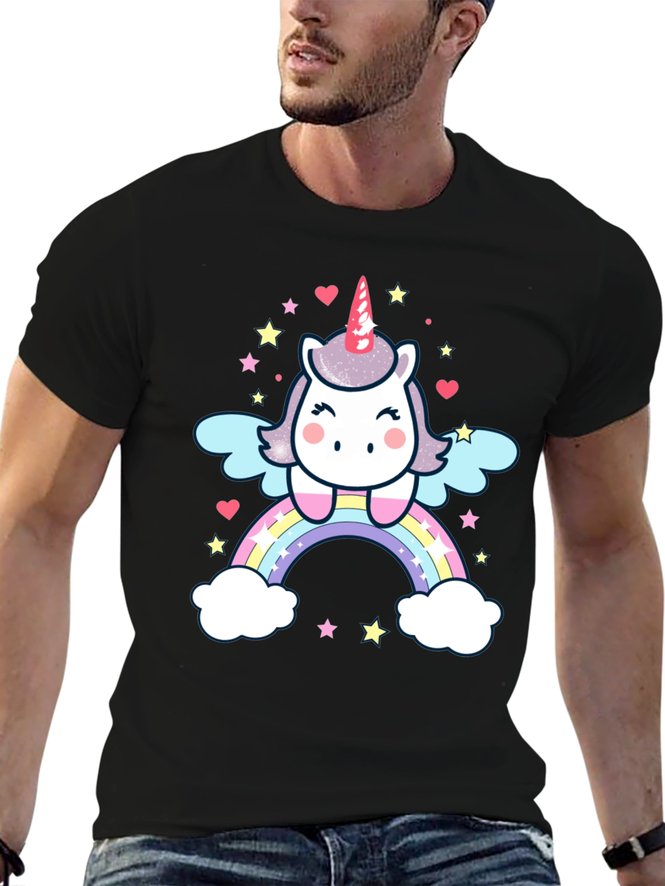 Unicorn Rainbow Graphic Tee