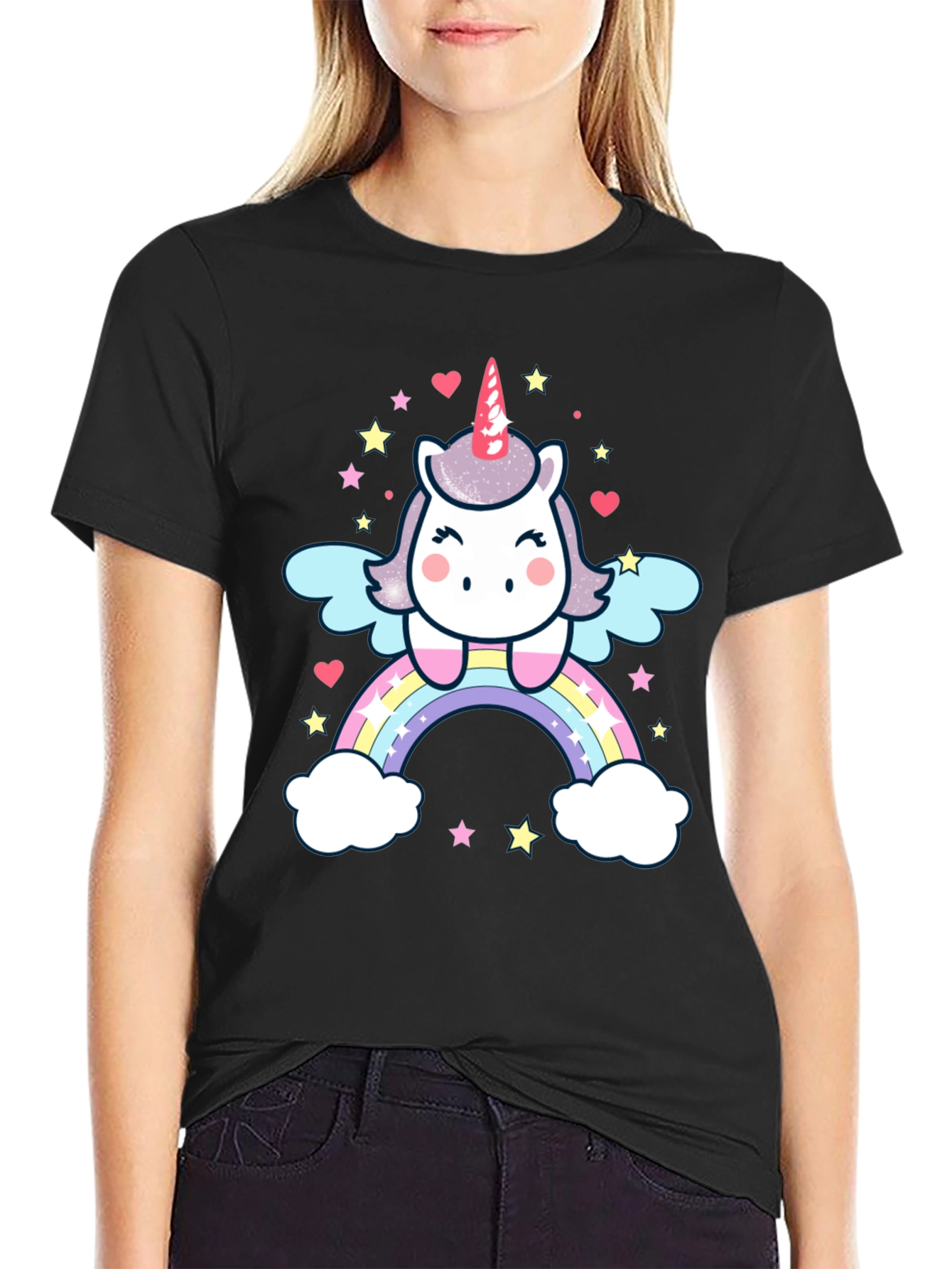 Unicorn Rainbow Graphic Tee