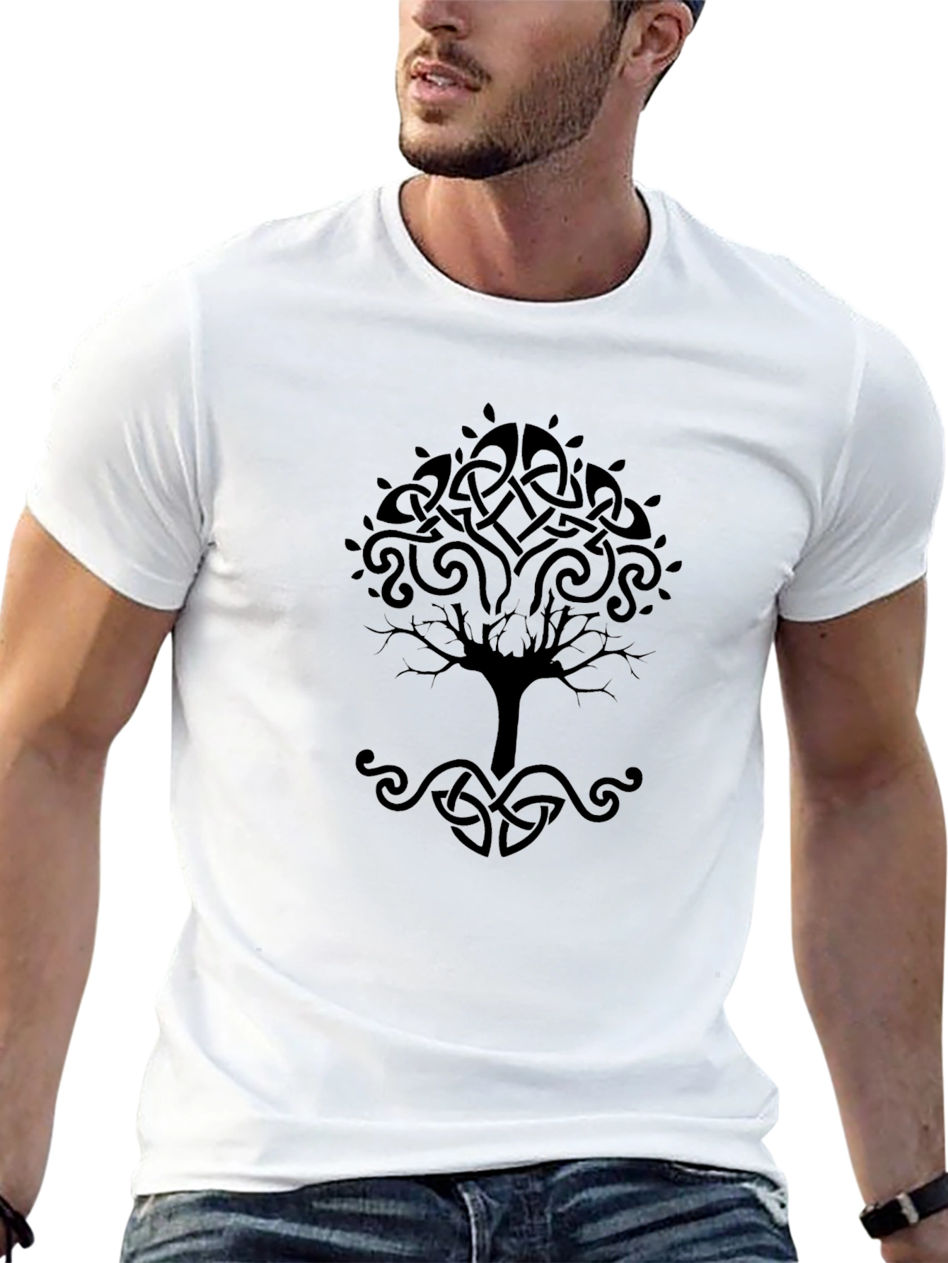 Celtic Tree of Life Black T-Shirt