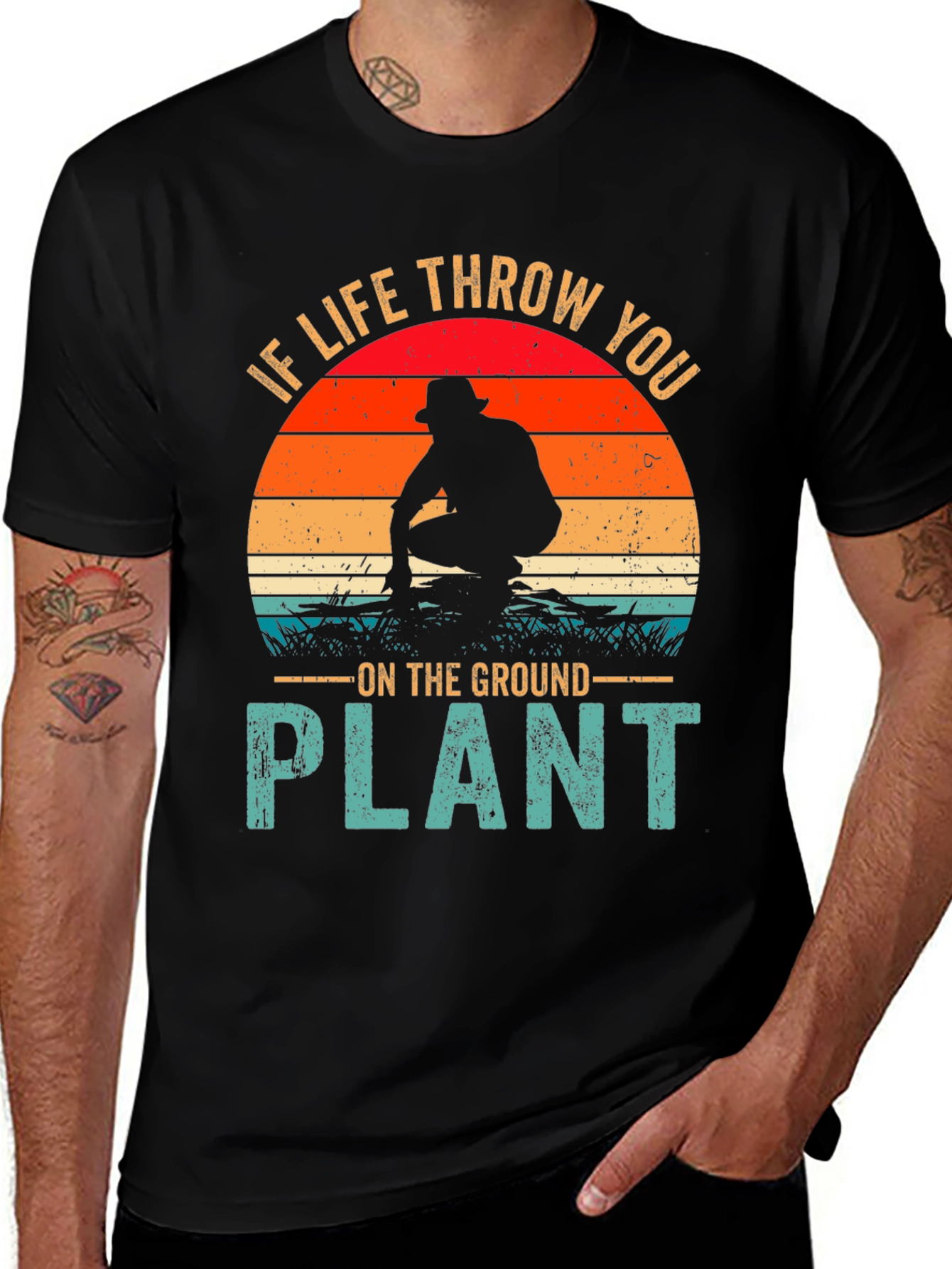 Plant Graphic T-Shirt: If Life Throw You...