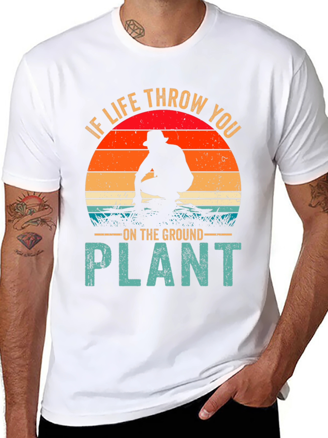 Plant Graphic T-Shirt: If Life Throw You...