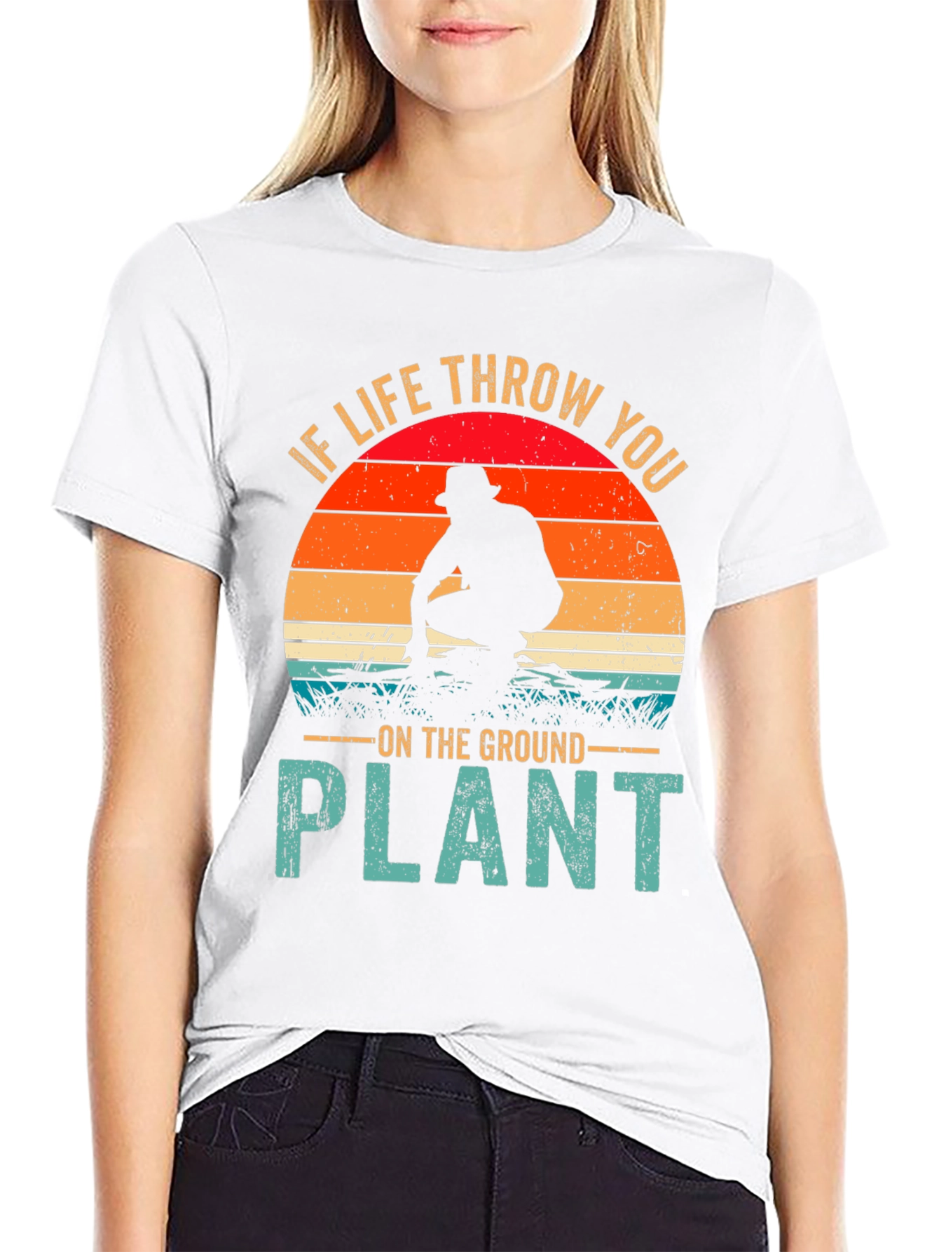 Plant Graphic T-Shirt: If Life Throw You...