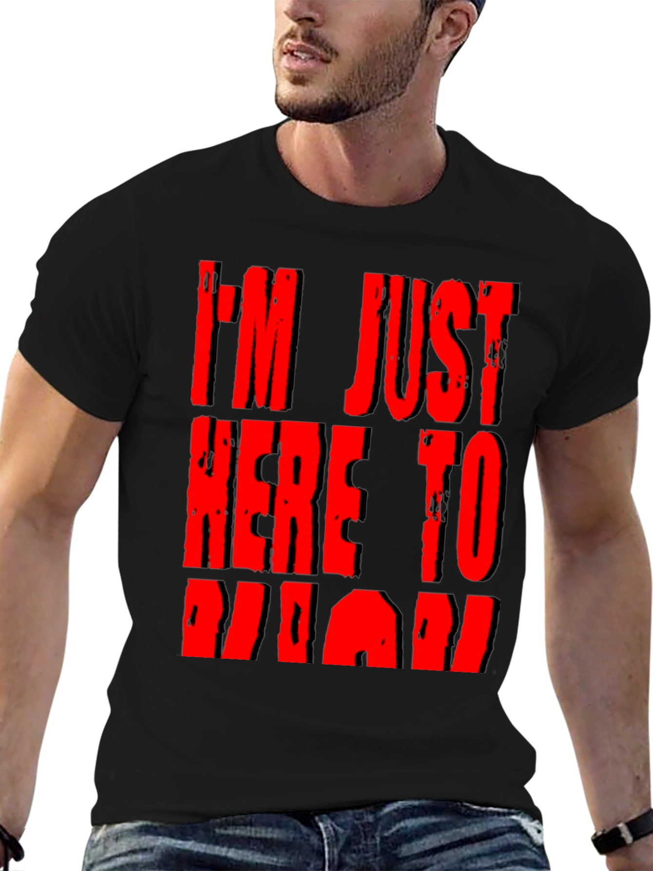 Im Just Here To Board T-Shirt