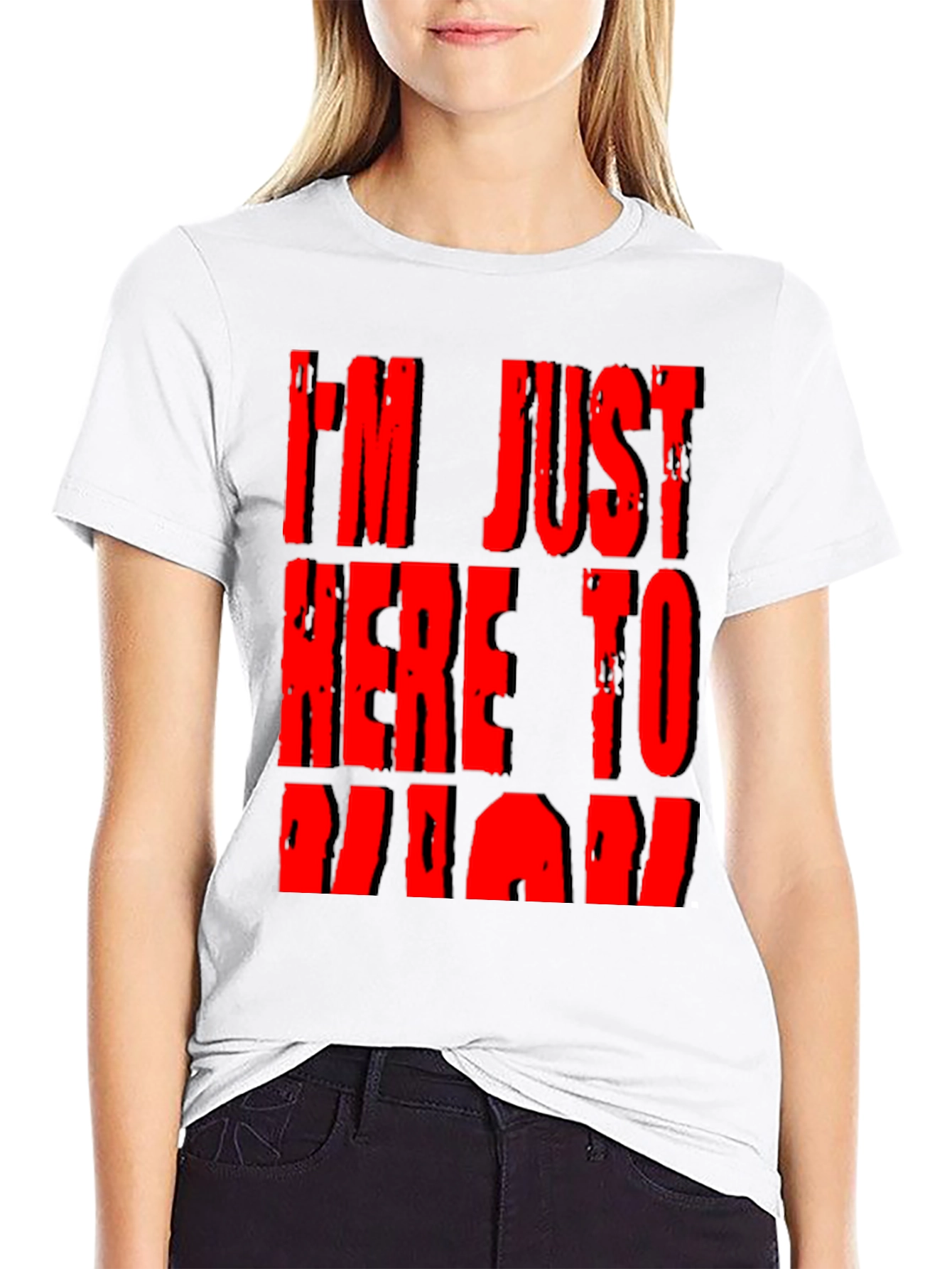 Im Just Here To Board T-Shirt