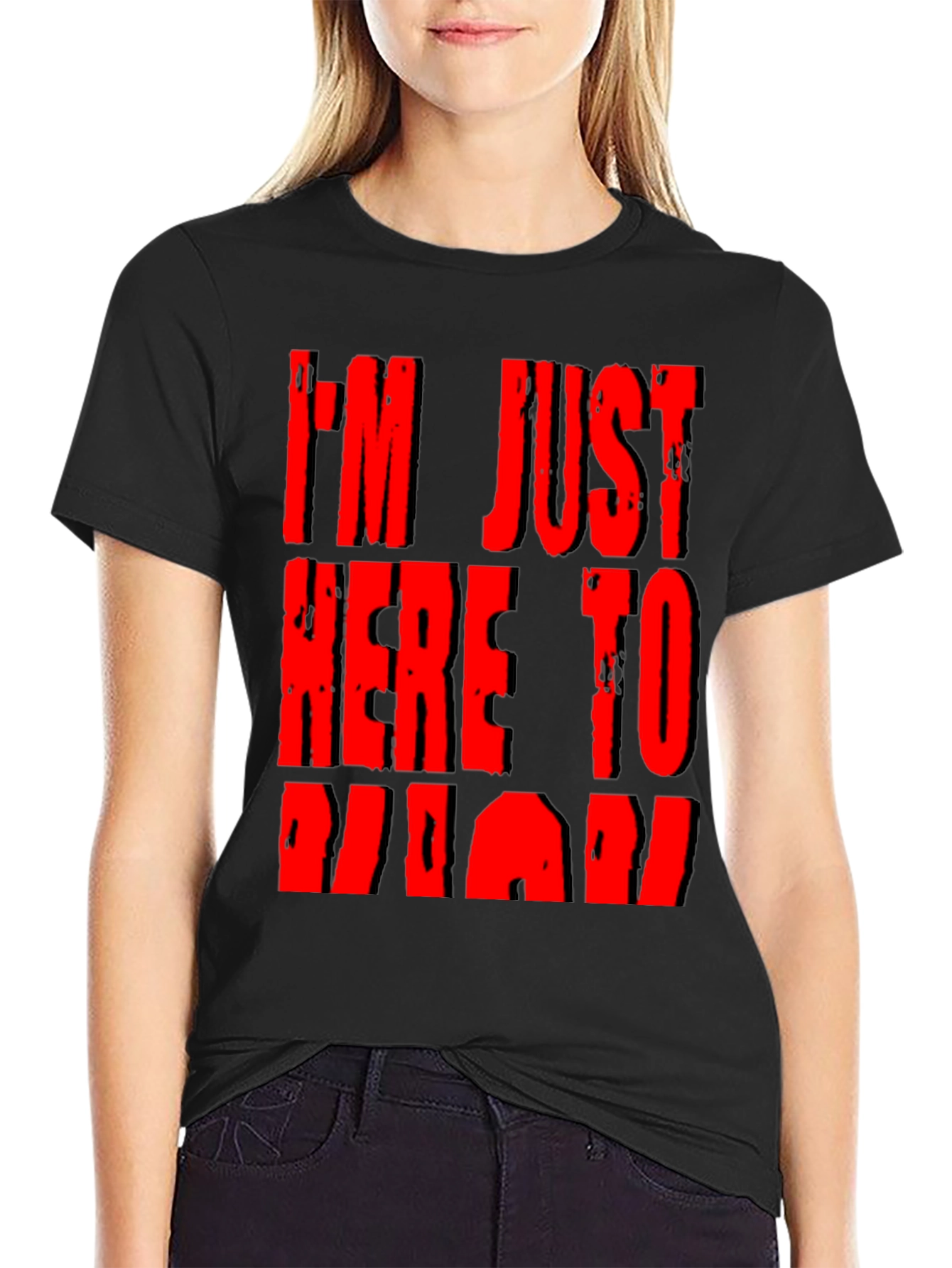 Im Just Here To Board T-Shirt
