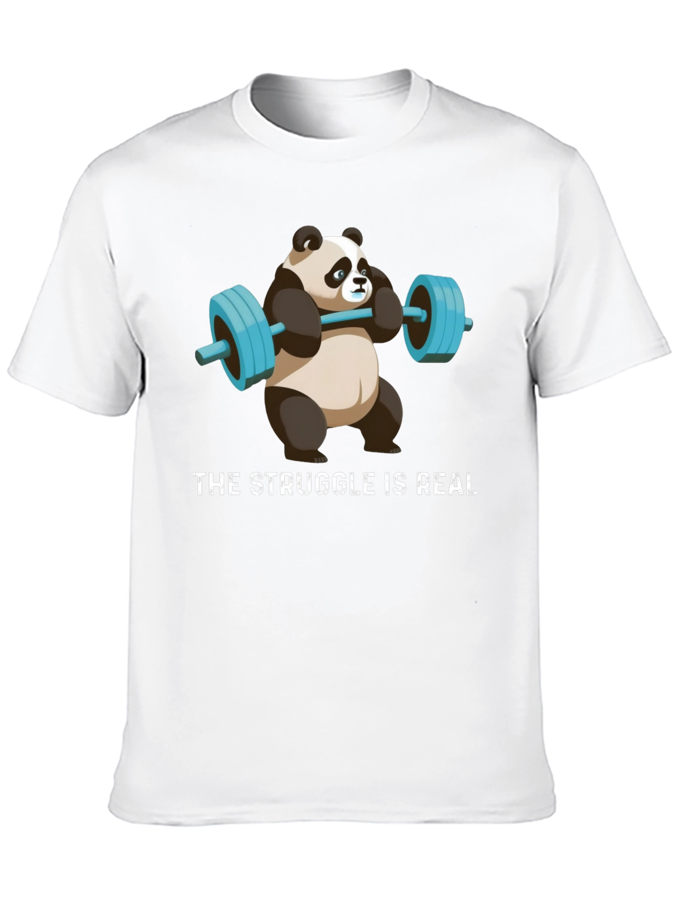 Weightlifting Panda T-Shirt - Funny Gym Apparel