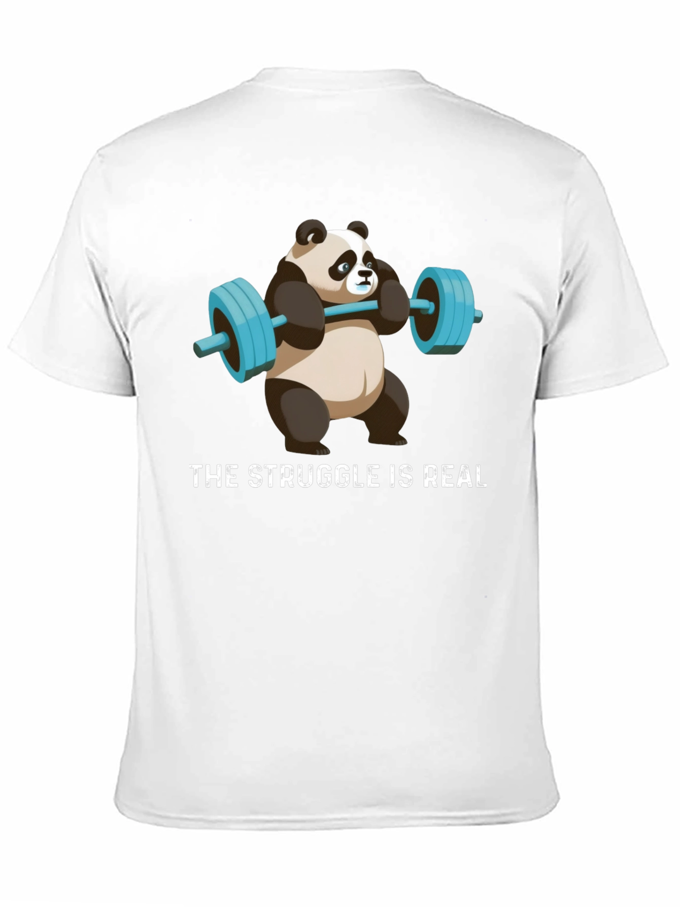 Weightlifting Panda T-Shirt - Funny Gym Apparel