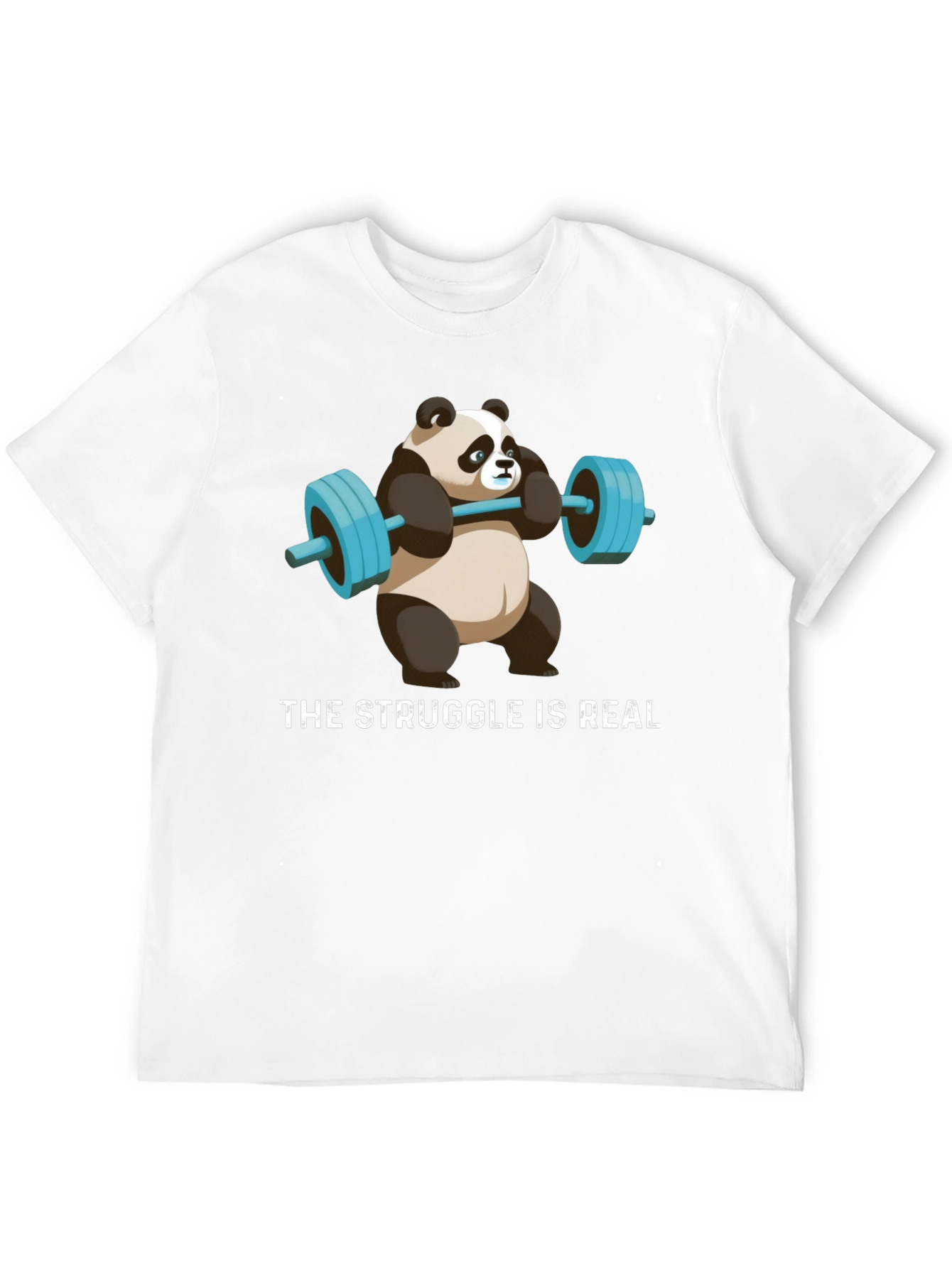 Weightlifting Panda T-Shirt - Funny Gym Apparel