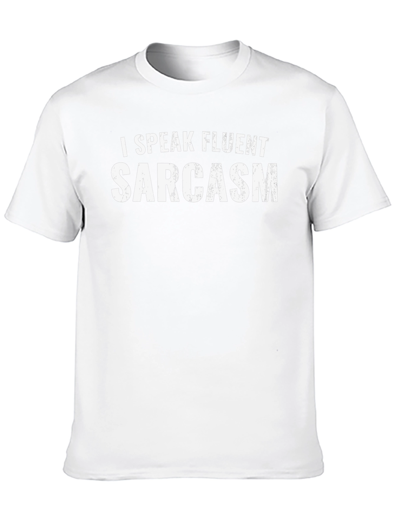 Fluent Sarcasm Graphic Tee - Black Cotton T-Shirt