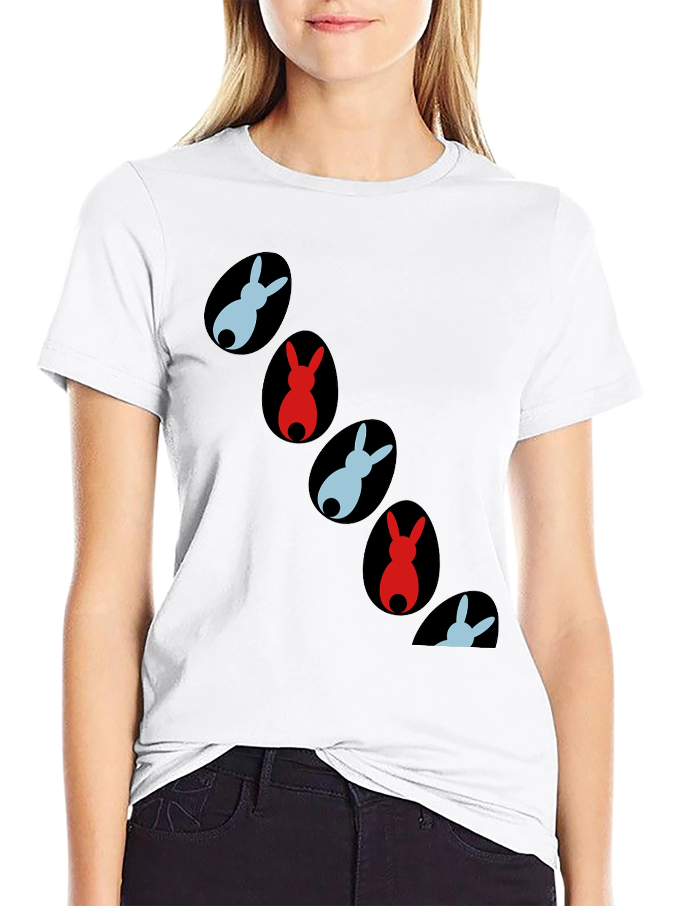 Easter Bunny Egg Pattern T-Shirt