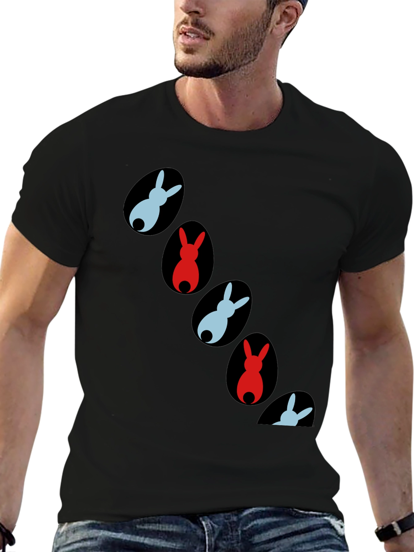 Easter Bunny Egg Pattern T-Shirt