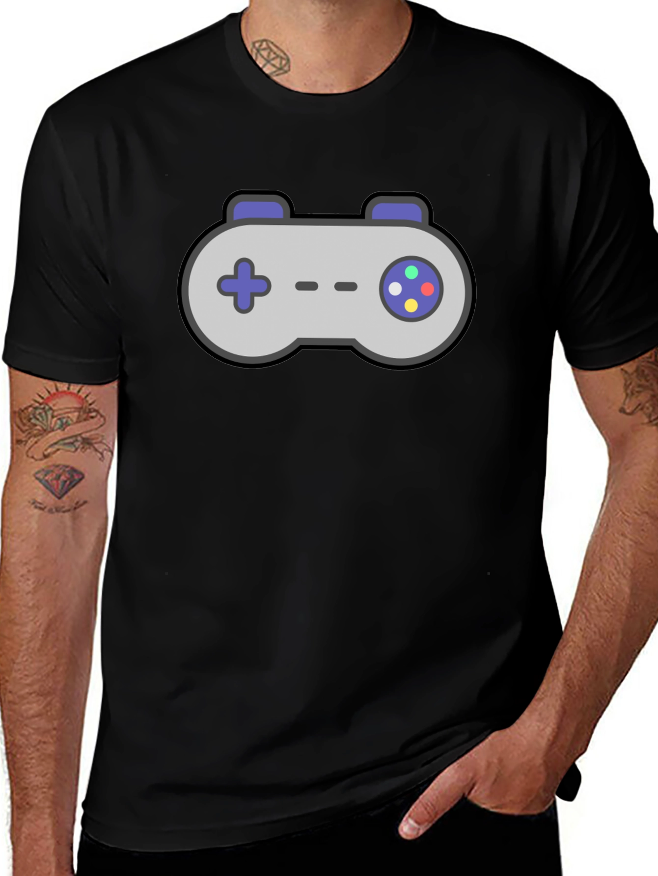 Retro Gamer T-Shirt - Classic Controller Design