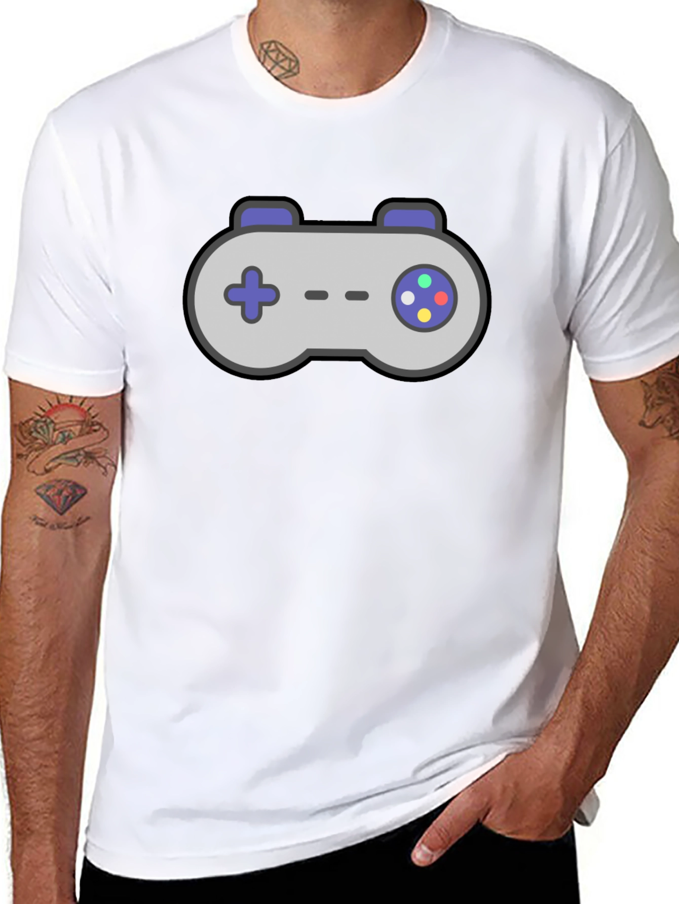 Retro Gamer T-Shirt - Classic Controller Design
