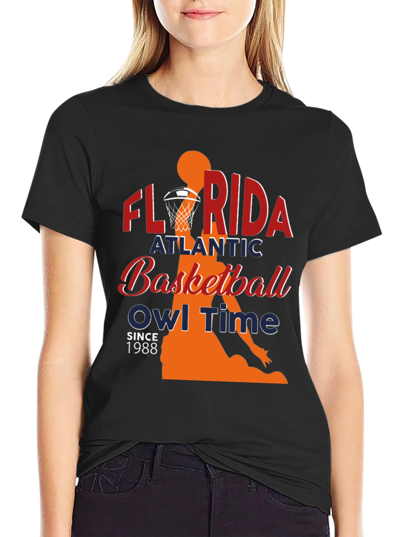 Florida Atlantic Basketball Owl Time T-Shirt