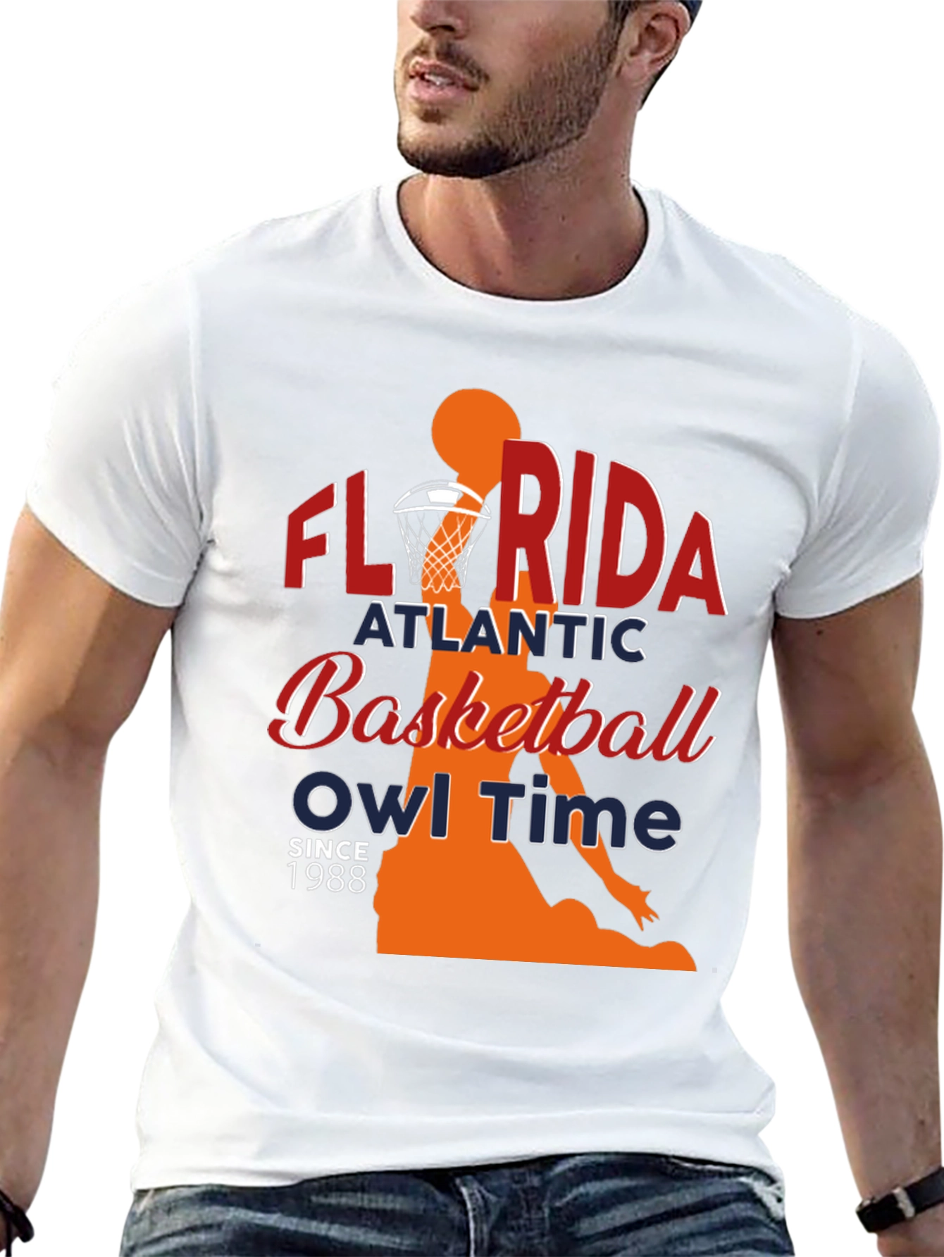 Florida Atlantic Basketball Owl Time T-Shirt