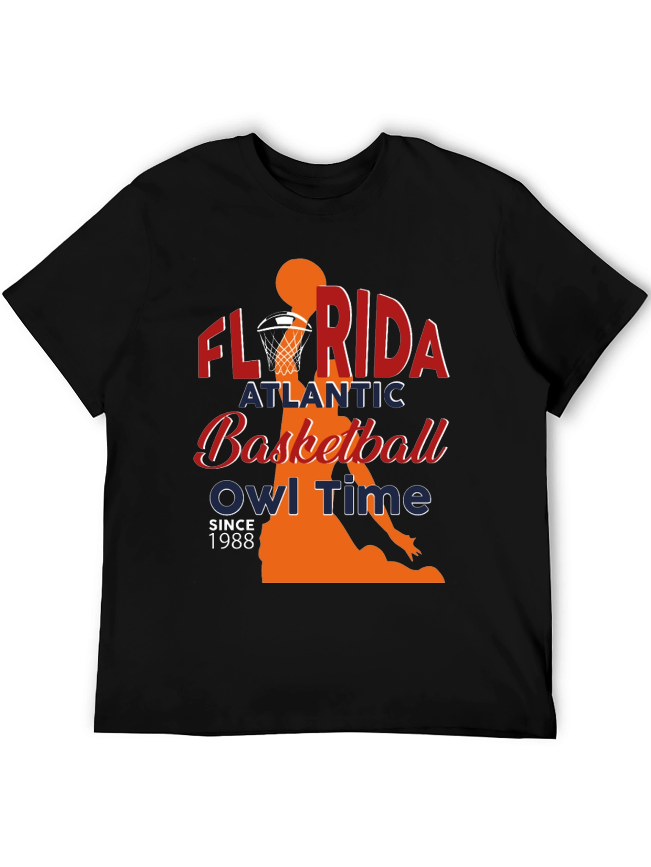 Florida Atlantic Basketball Owl Time T-Shirt