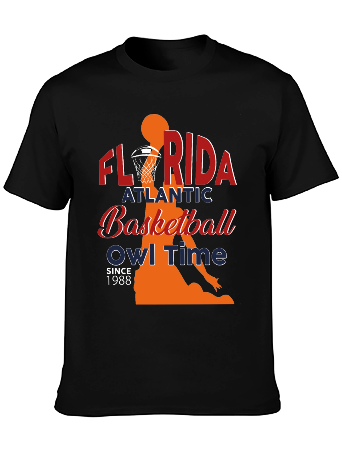 Florida Atlantic Basketball Owl Time T-Shirt