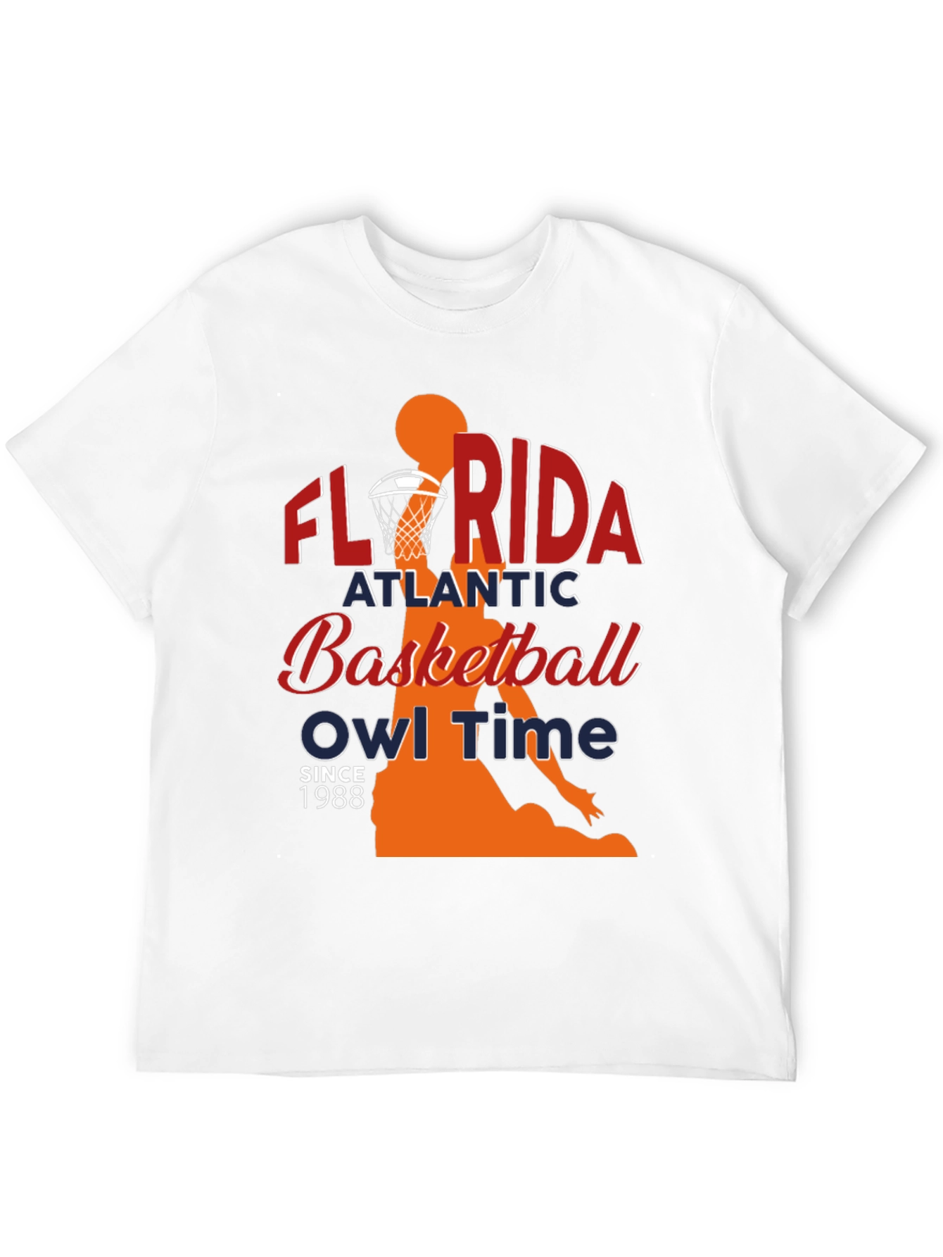 Florida Atlantic Basketball Owl Time T-Shirt