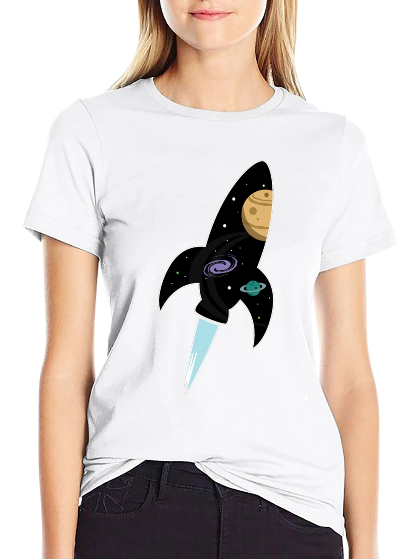 Cosmic Rocket T-Shirt - Blast Off in Style