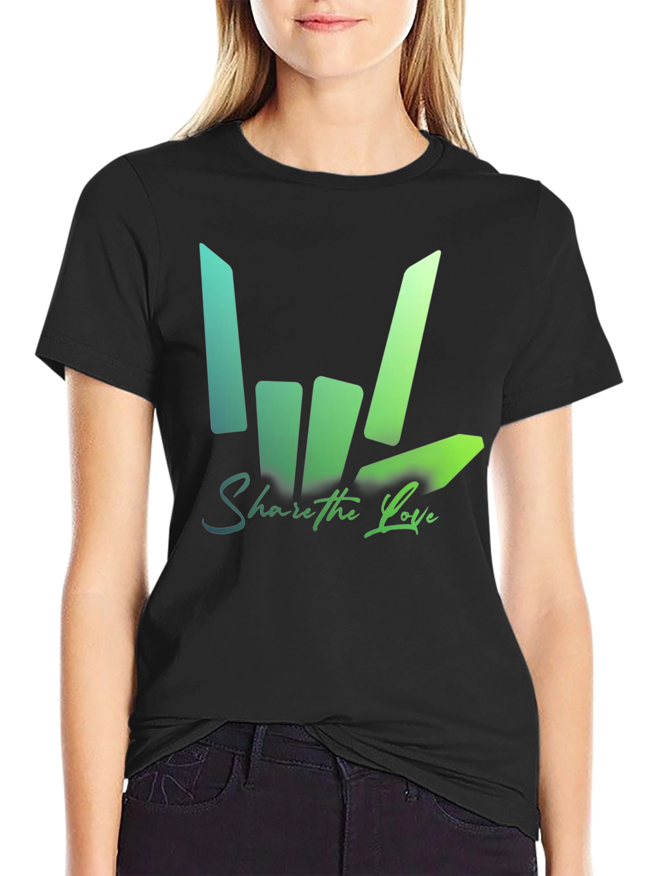 Share the Love Black T-Shirt