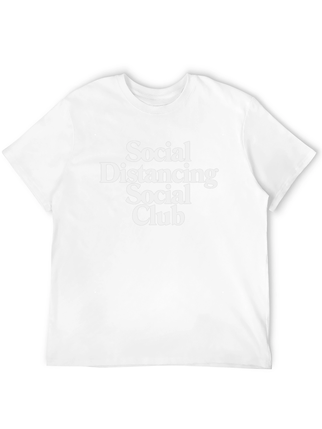 Social Distancing Club Black T-Shirt