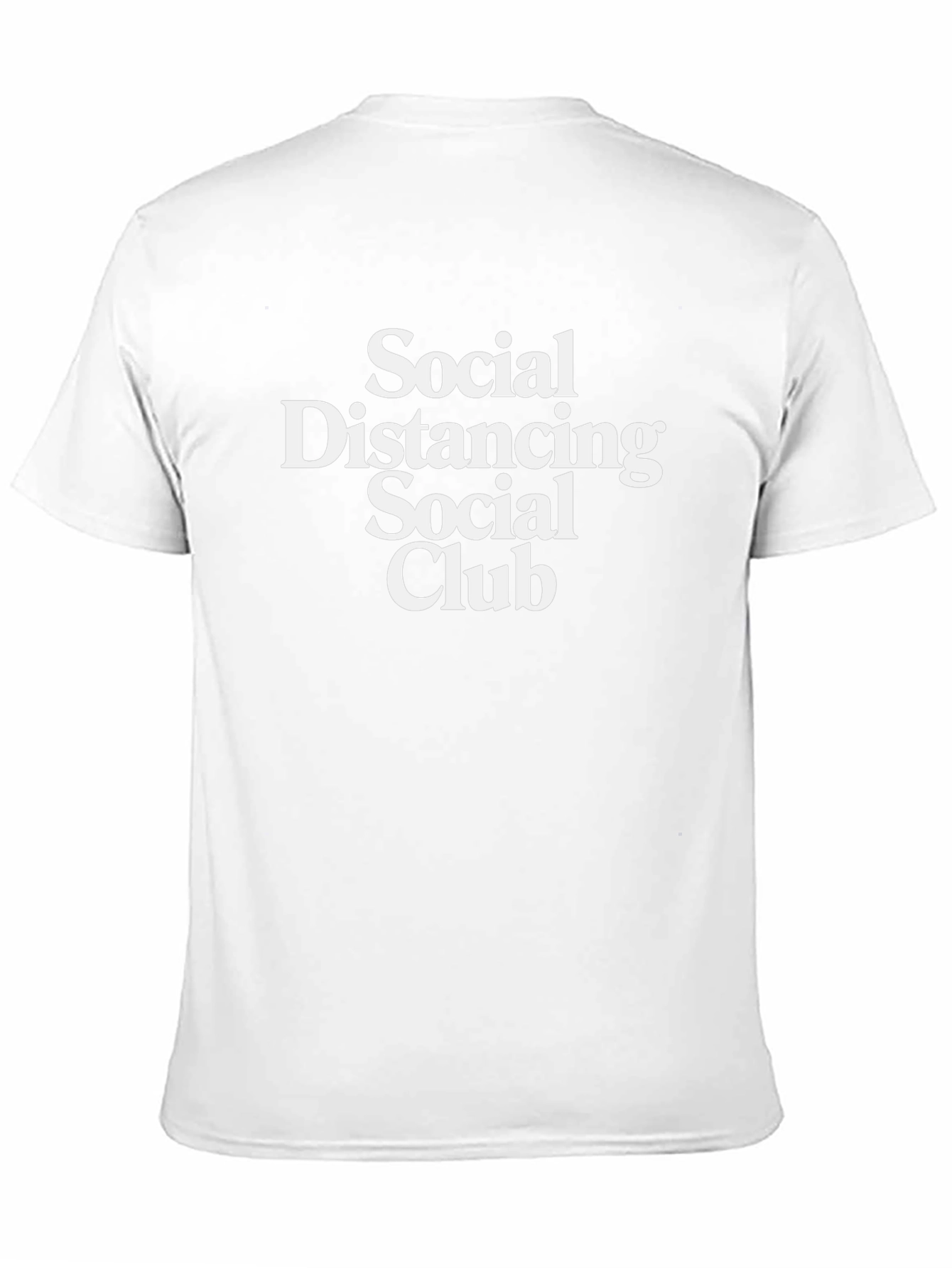 Social Distancing Club Black T-Shirt