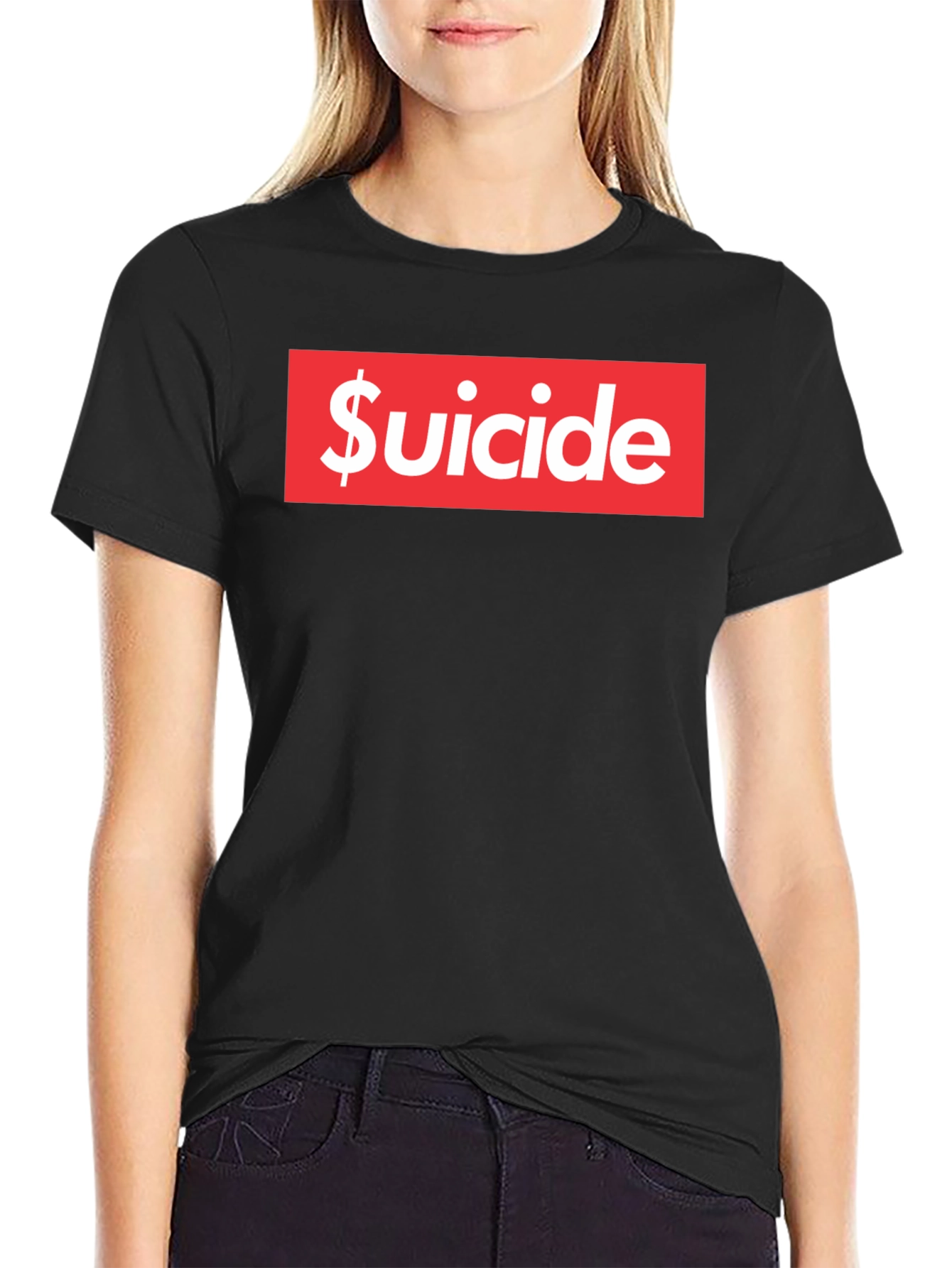 Suicide Graphic Tee - Red Box Logo